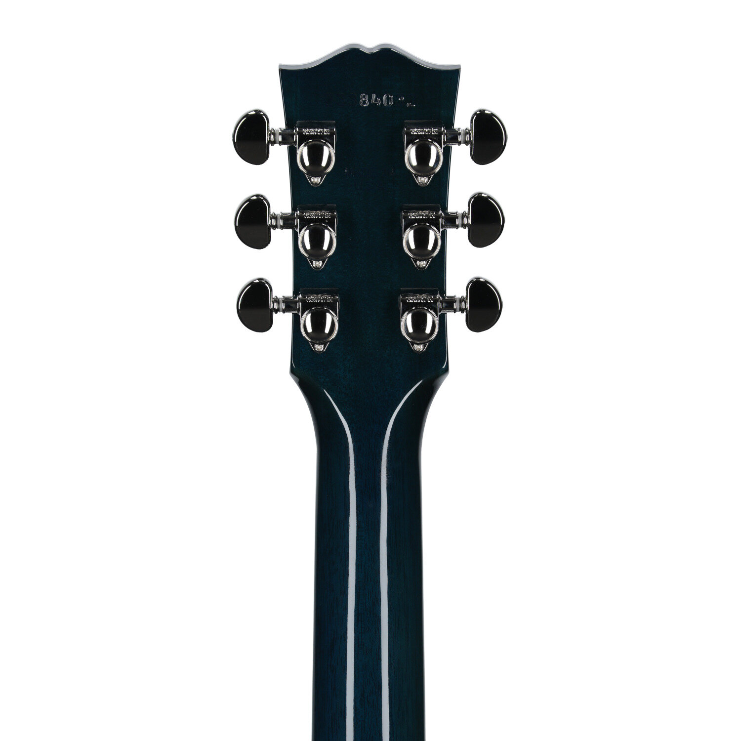 Gibson Limited Edition J-45 Standard Acoustic-Electric Guitar (with Case), Bluebonnet, Serial Number 23384032, Headstock Straight Back