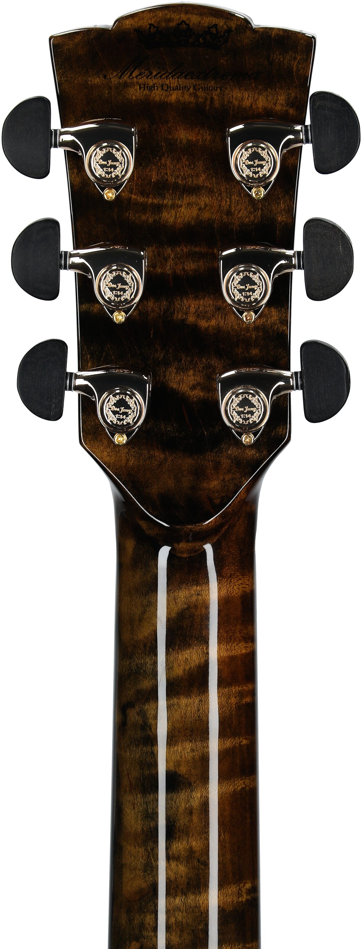 Merida Wave Grand Concert Acoustic-Electric Guitar (with Gig Bag), New, Headstock Straight Back