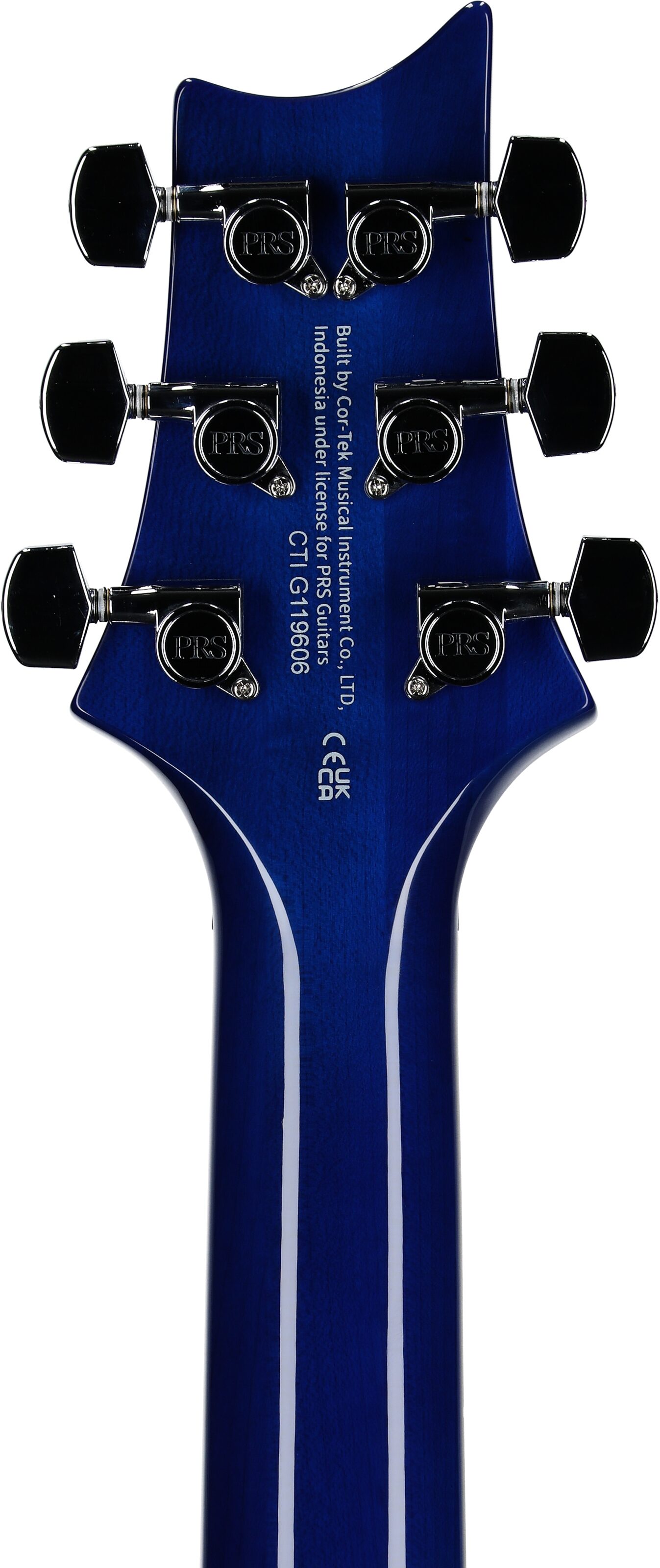 PRS Paul Reed Smith SE Studio Electric Guitar (with Gig Bag), Lake Blue, Headstock Straight Back
