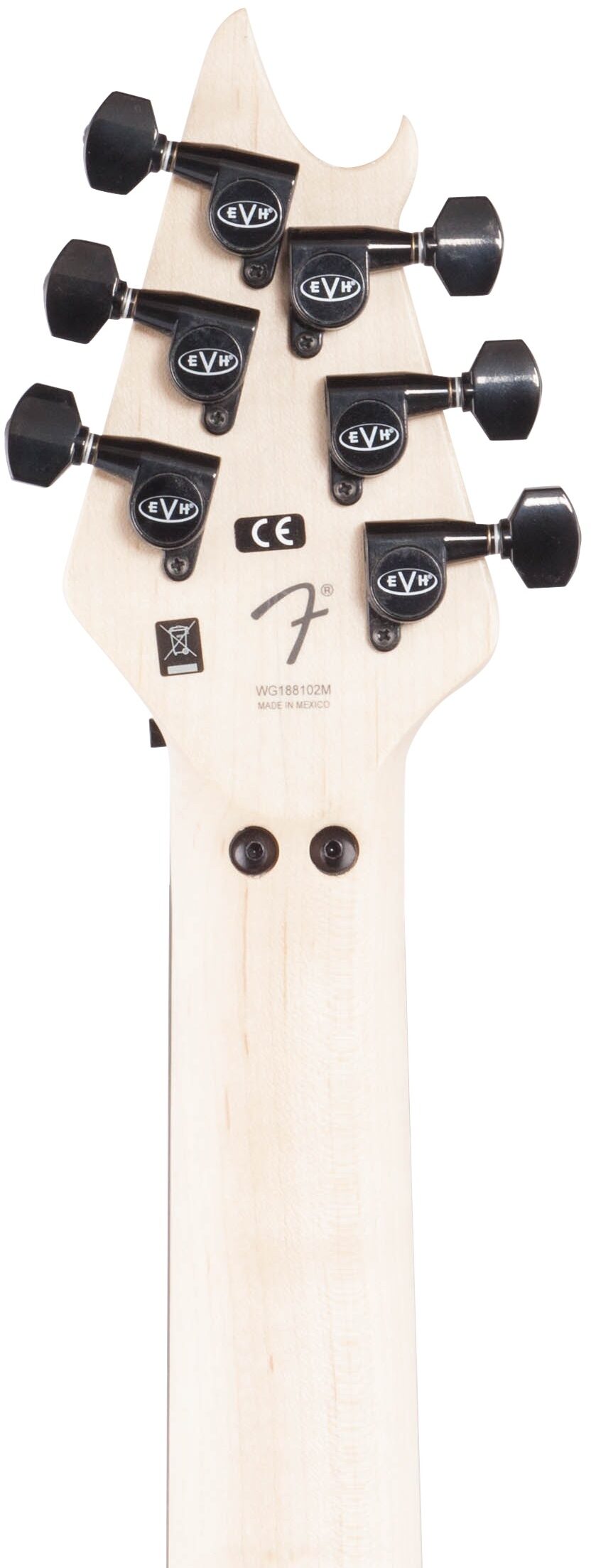 EVH Eddie Van Halen Wolfgang Special Electric Guitar, Left-Handed, Stealth Black, Headstock Straight Back