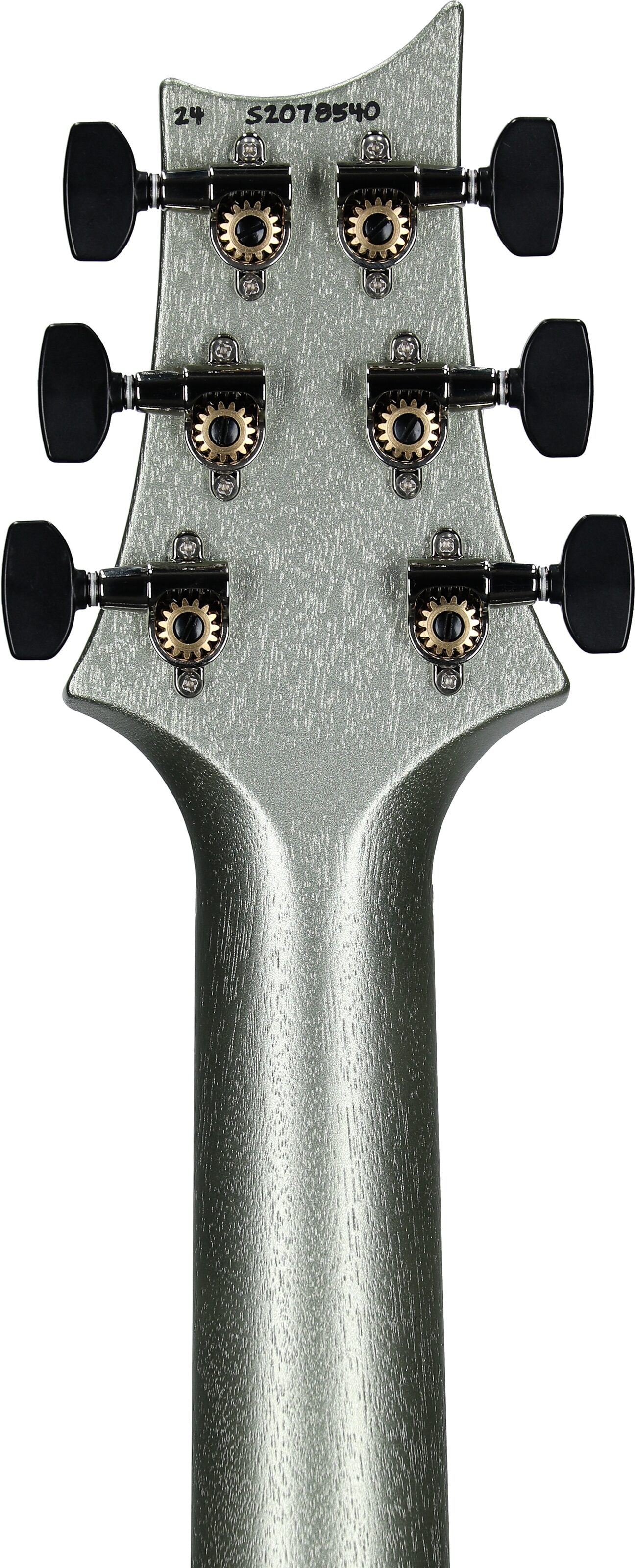 PRS Paul Reed Smith S2 Standard 22 Satin Electric Guitar, Mavis Mint Metallic, Headstock Straight Back