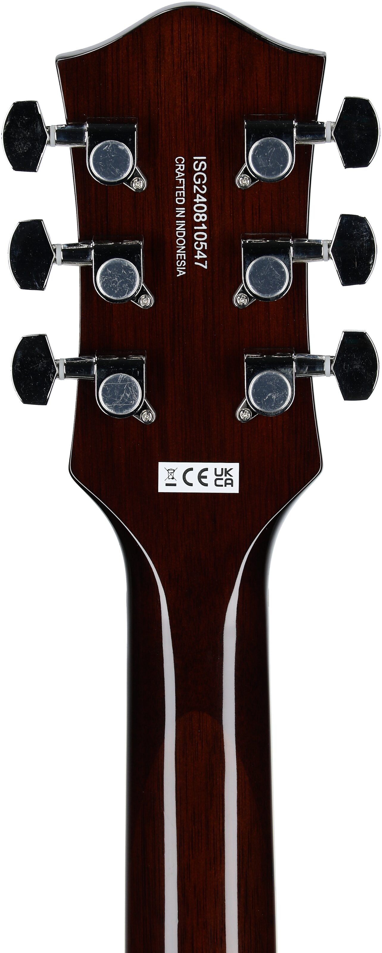 Gretsch Streamliner Jet Club Electric Guitar, Mint Metallic, Headstock Straight Back