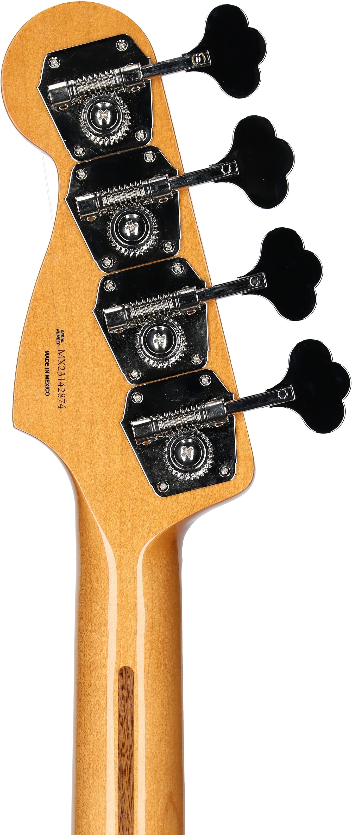 Fender Vintera II '50s Precision Electric Bass, Maple Fingerboard (with Gig Bag), Desert Sand, Headstock Straight Back