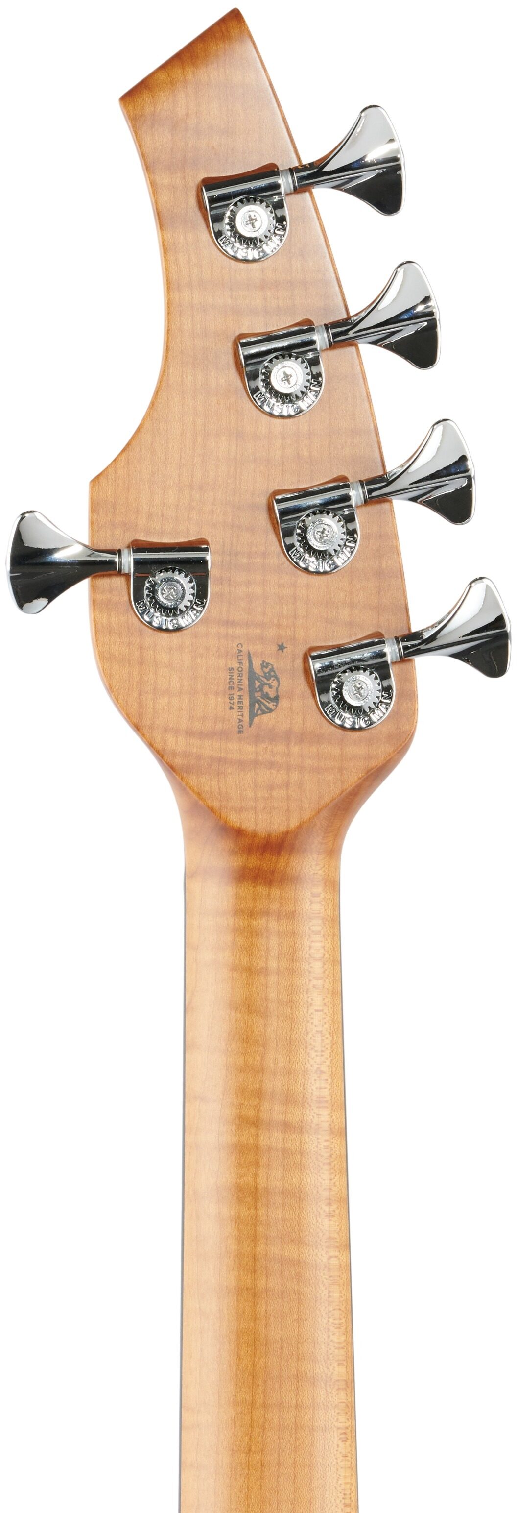 Ernie Ball Music Man BFR Bongo 5HH Electric Bass, 5-String (with Case), Headstock Straight Back
