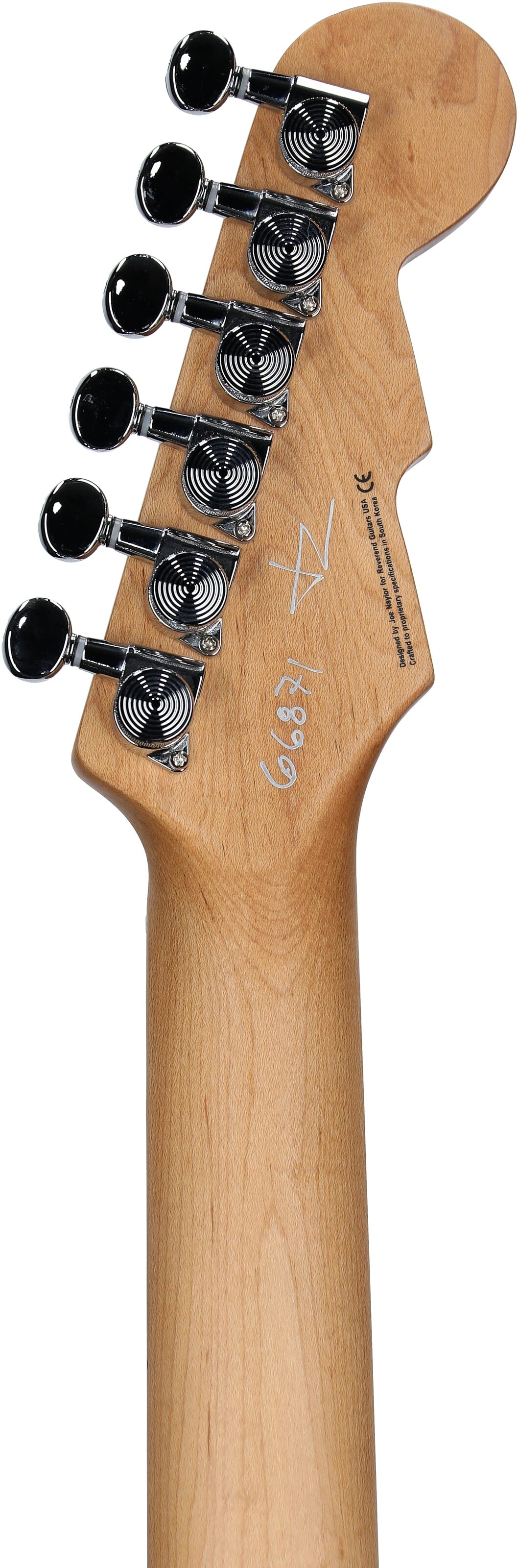 Reverend Double Agent W Electric Guitar, Left-Handed, Outfield Ivy, Headstock Straight Back