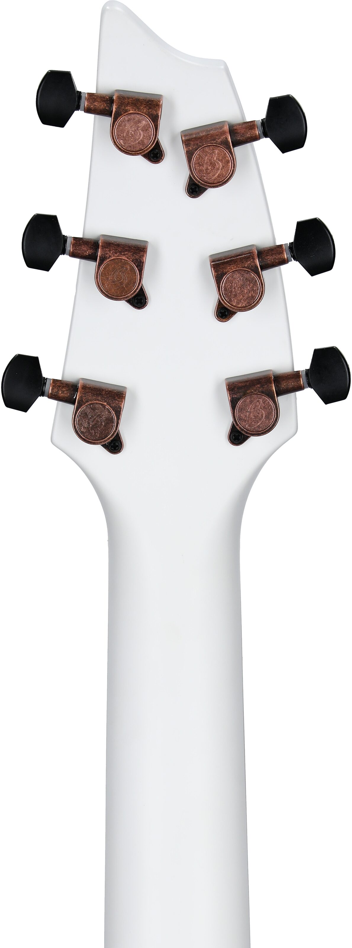 Breedlove Limited Edition Discovery Concert CE Acoustic-Electric Guitar, Satin White, Headstock Straight Back