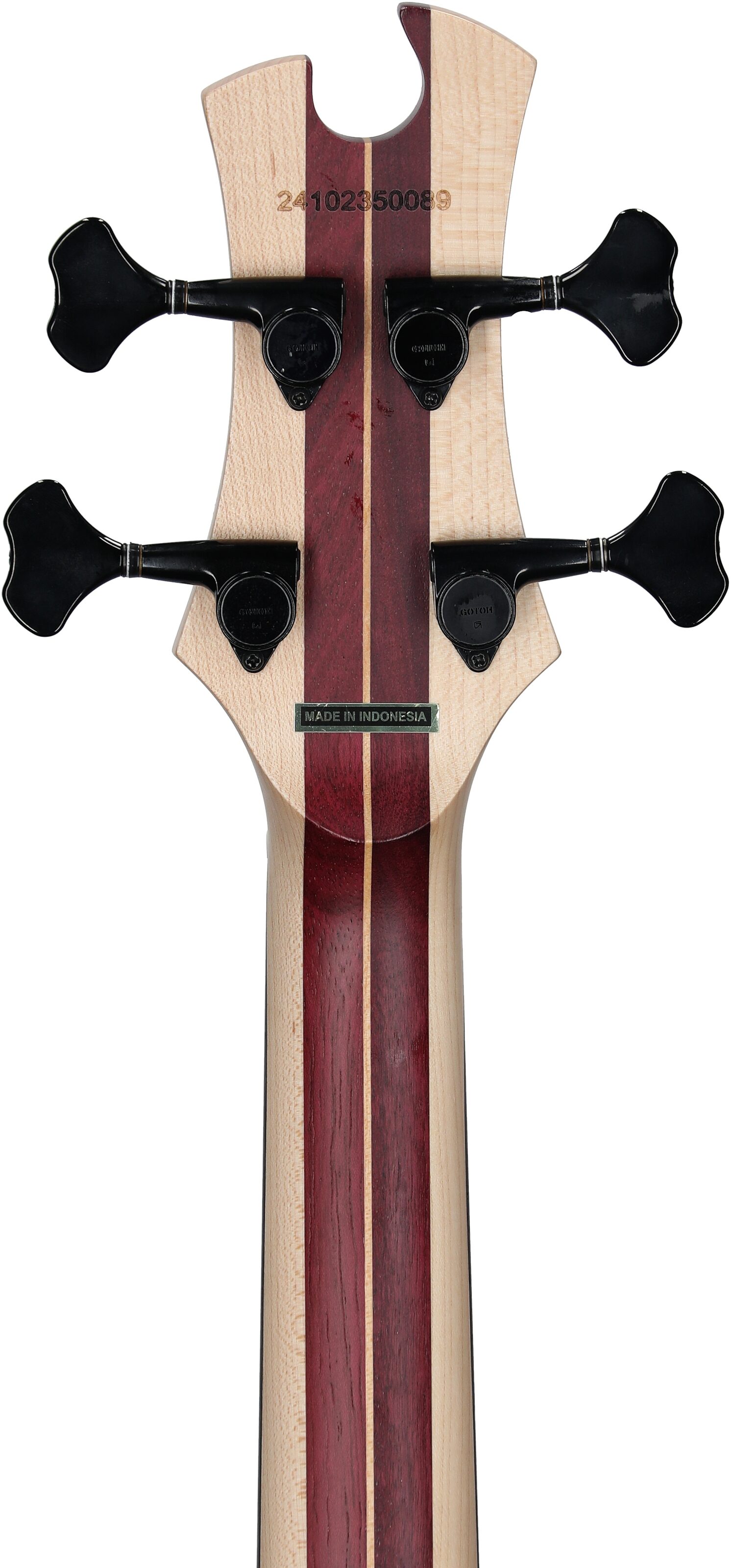 Tobias Killer B IV Bass Guitar (with Gig Bag), Satin Natura, Headstock Straight Back