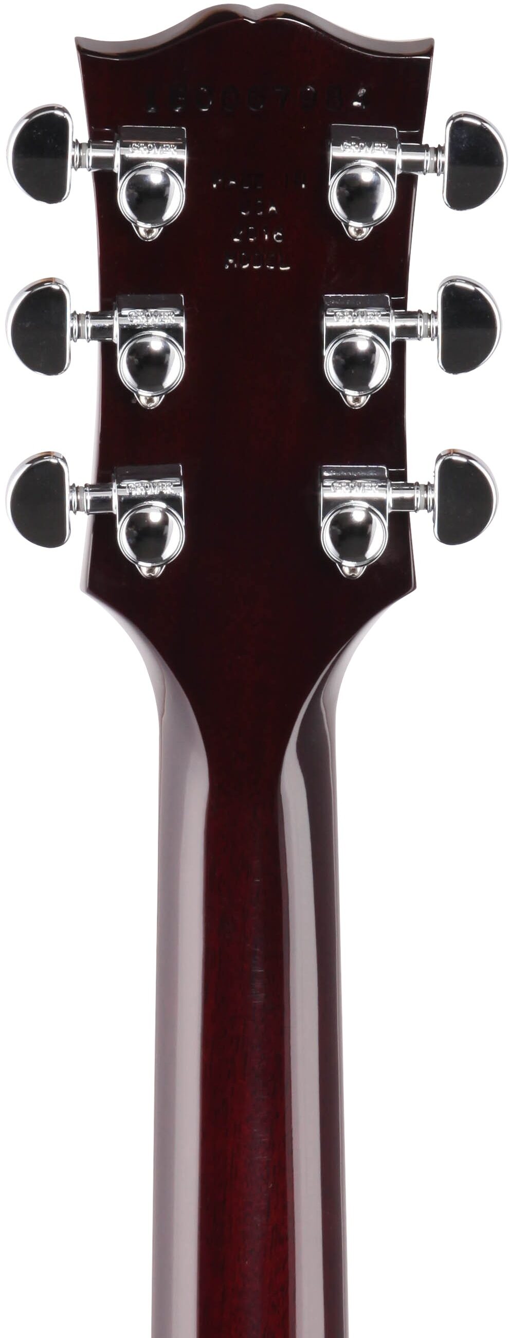 Gibson Limited Edition Midtown Deluxe Quilted Electric Guitar (with Case), Headstock Straight Back