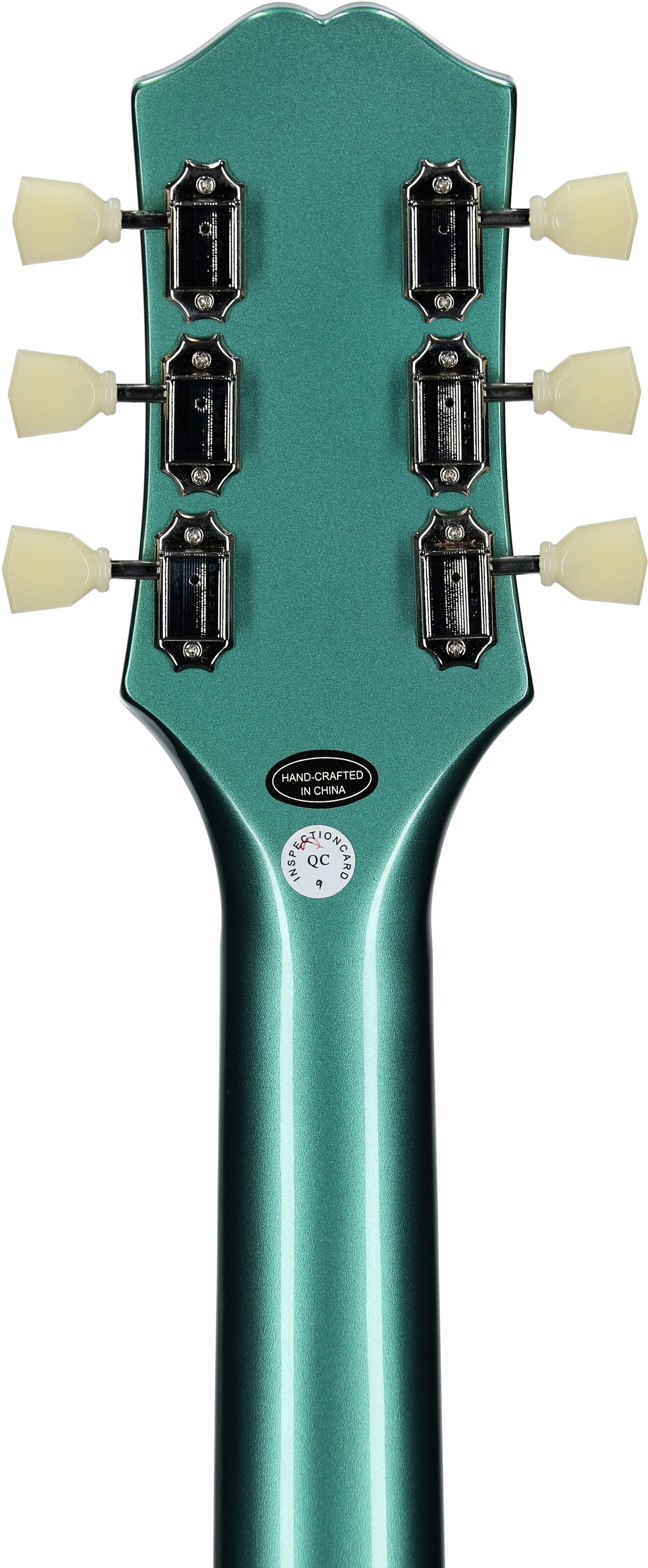 Epiphone ES-335 Traditional Pro Electric Guitar, Inverness Green, Headstock Straight Back