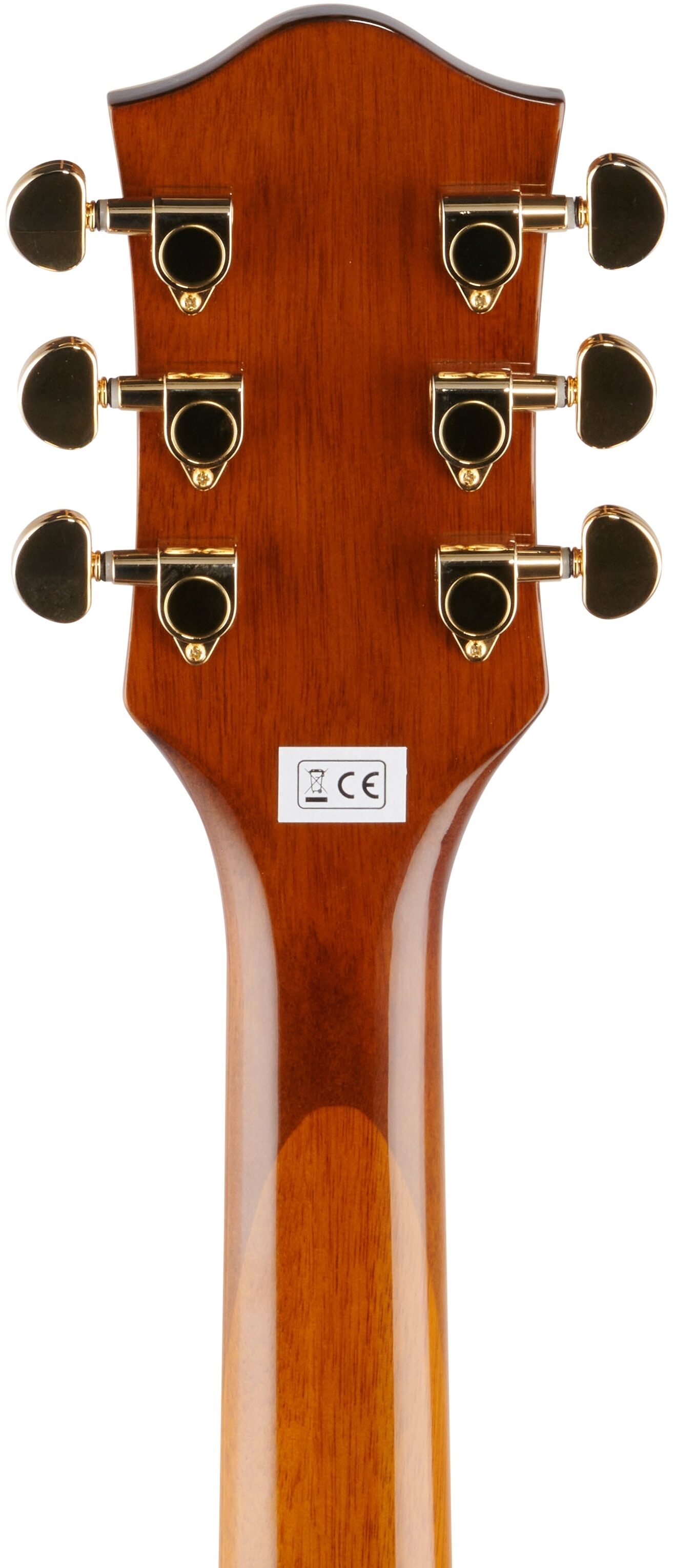 Gretsch G2410TG Streamliner Hollowbody Single-Cut Electric Guitar, Single Barrel, Headstock Straight Back