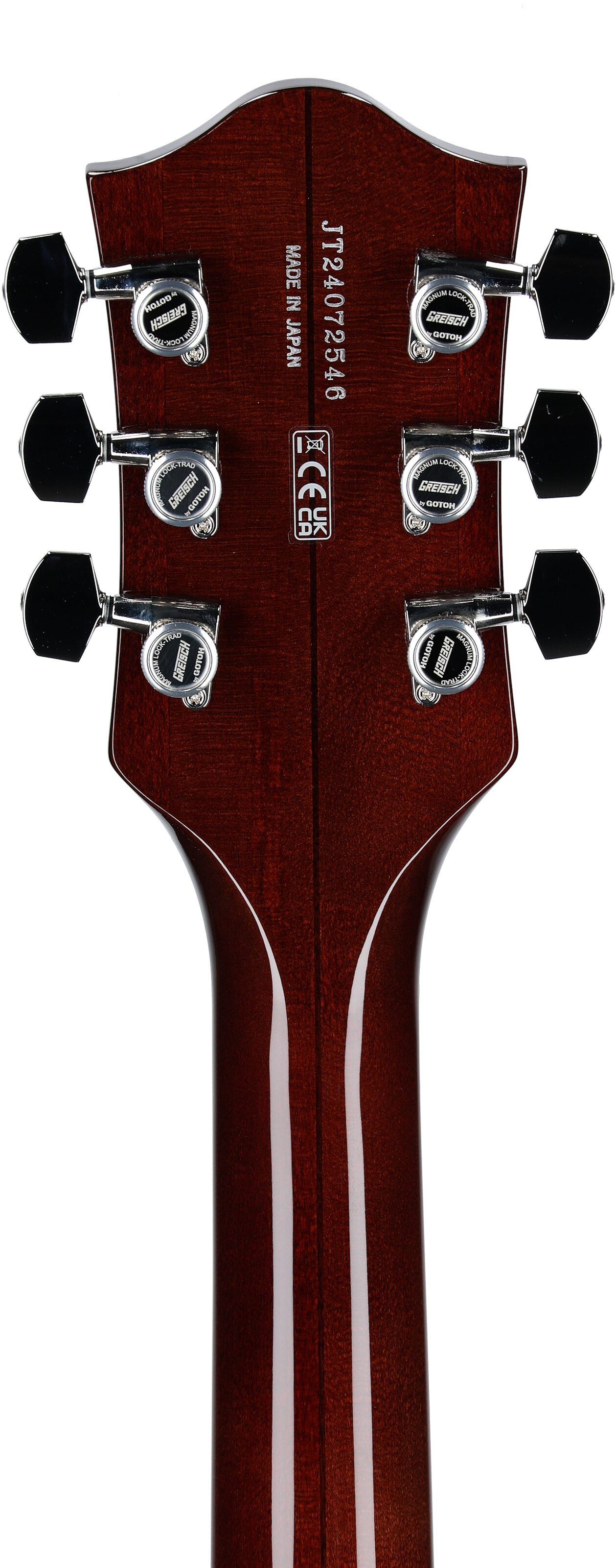 Gretsch Pro Collection Tennessean Electric Guitar (with Case), Walnut Stain, Headstock Straight Back
