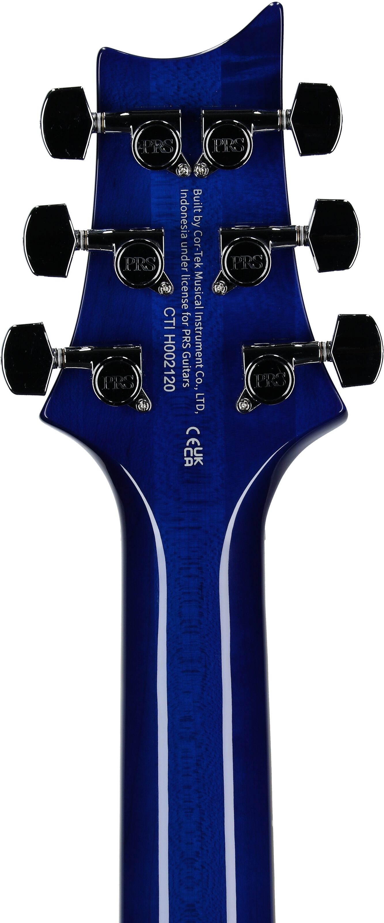 PRS Paul Reed Smith SE Special Semi-Hollow Electric Guitar (with Gig Bag), Lake Blue, Headstock Straight Back
