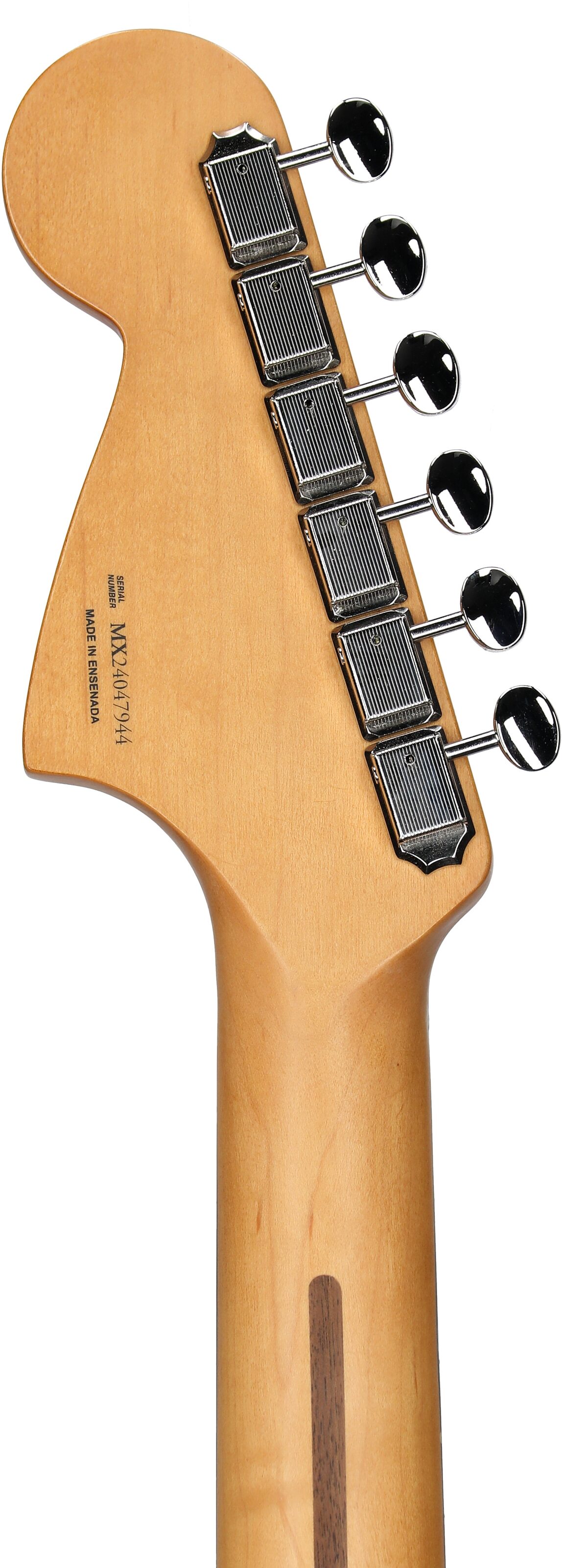 Fender Player II Jaguar Electric Guitar, with Rosewood Fingerboard, Polar White, Headstock Straight Back