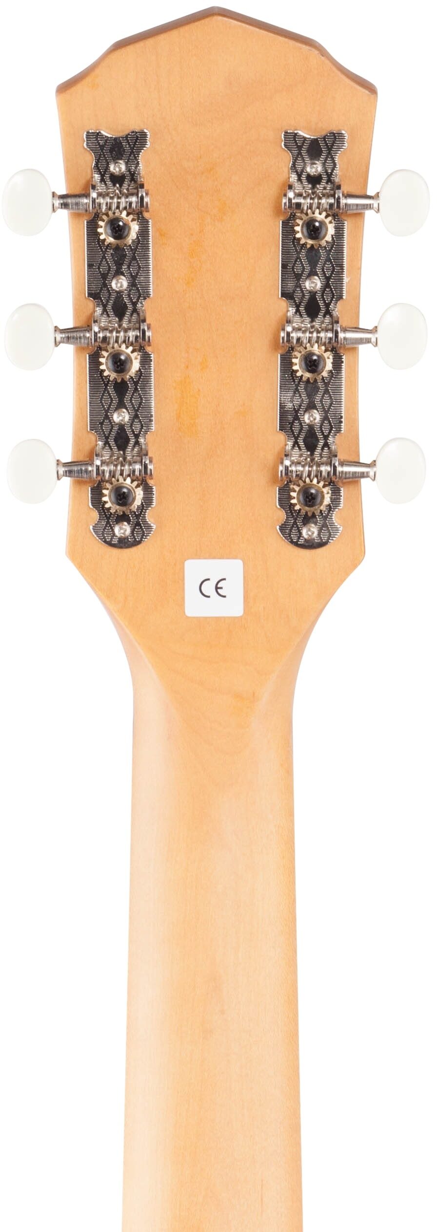 Fender Tim Armstrong Hellcat Acoustic-Electric Guitar, Natural, Headstock Straight Back