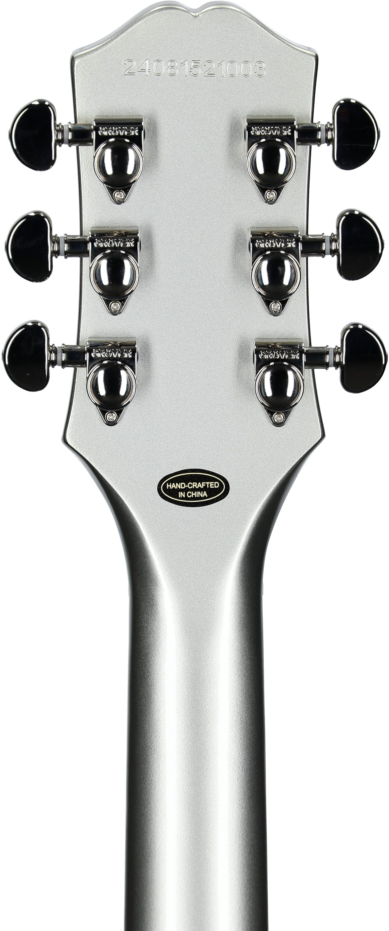 Epiphone Inspired by Gibson SG Standard Electric Guitar (with Gig Bag), Silver Mist, Headstock Straight Back