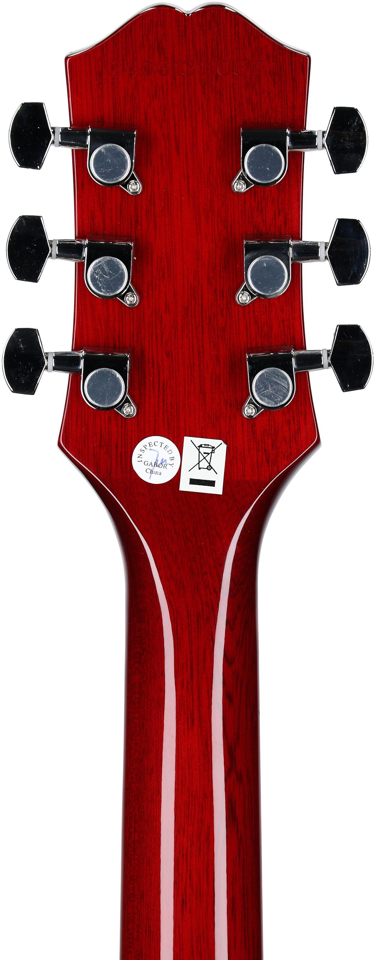 Epiphone SG Tribute Electric Guitar, Cherry, Headstock Straight Back