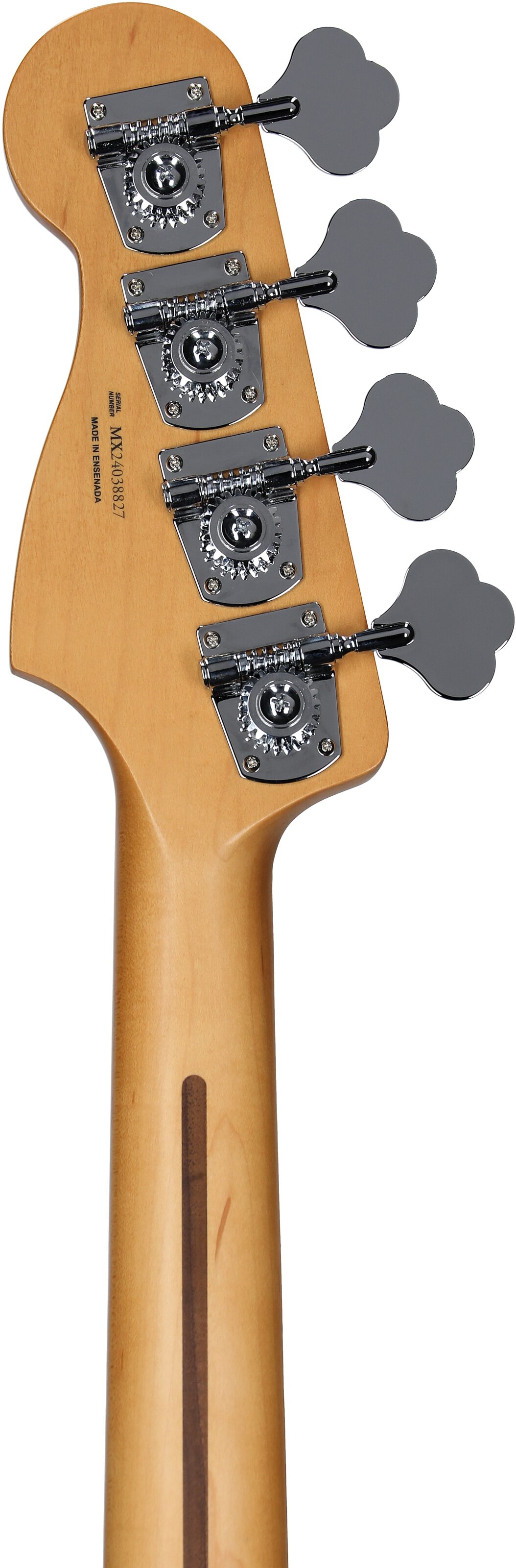 Fender Player II Precision Electric Bass, with Maple Fingerboard, Black, Headstock Straight Back
