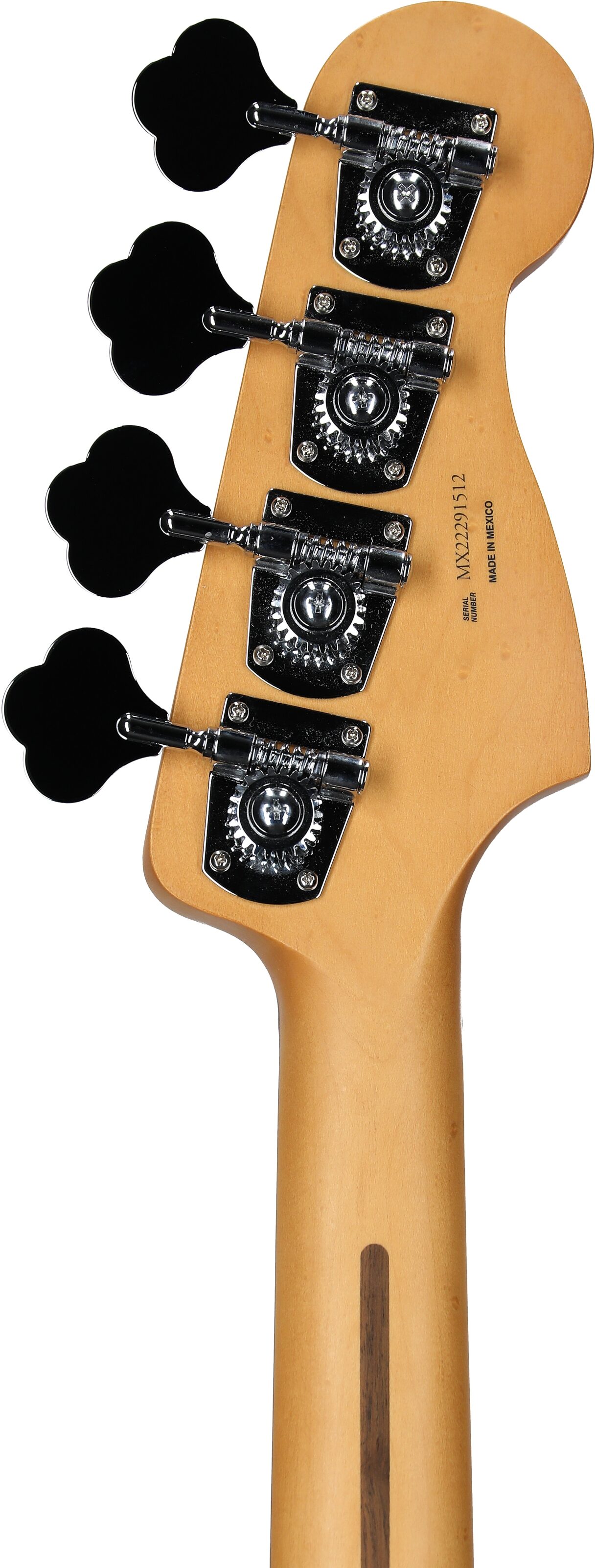 Fender Player Plus Precision Electric Bass, Left-Handed (with Pau Ferro Fingerboard and Gig Bag), Olympic White, Headstock Straight Back