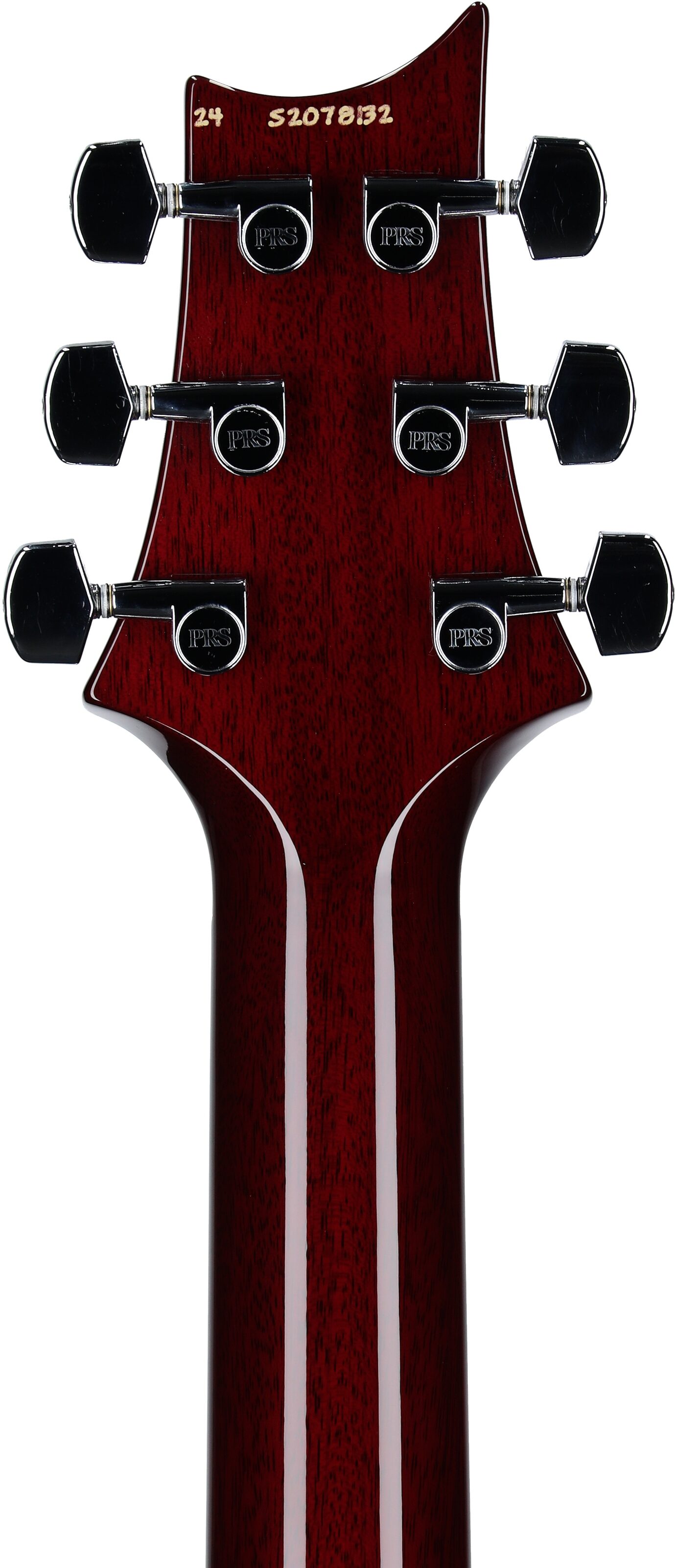 PRS Paul Reed Smith S2 Custom Color 24 Electric Guitar (with Gig Bag), Faded Gray Black Purple Burst, Open Box (Very Good), Headstock Straight Back