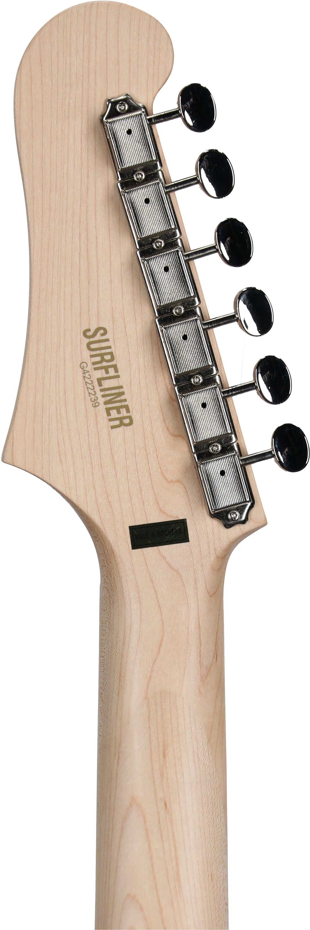 Guild Surfliner HH Electric Guitar, Canyon Dusk, Headstock Straight Back