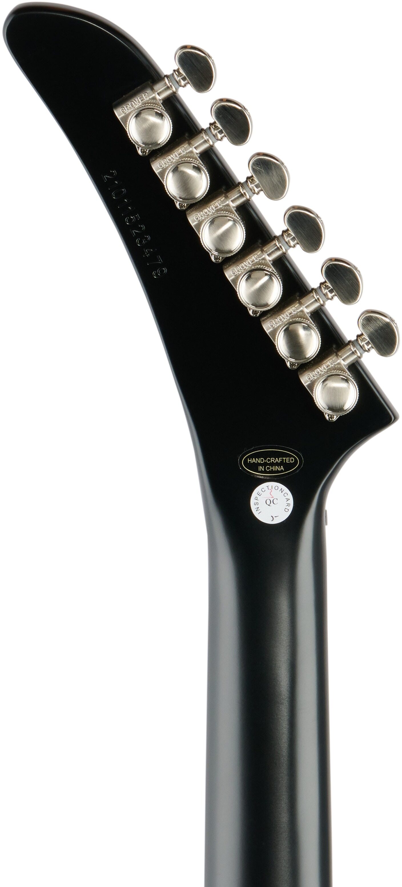 Epiphone Extura Prophecy Electric Guitar, Purple Tiger Aged Gloss, Headstock Straight Back