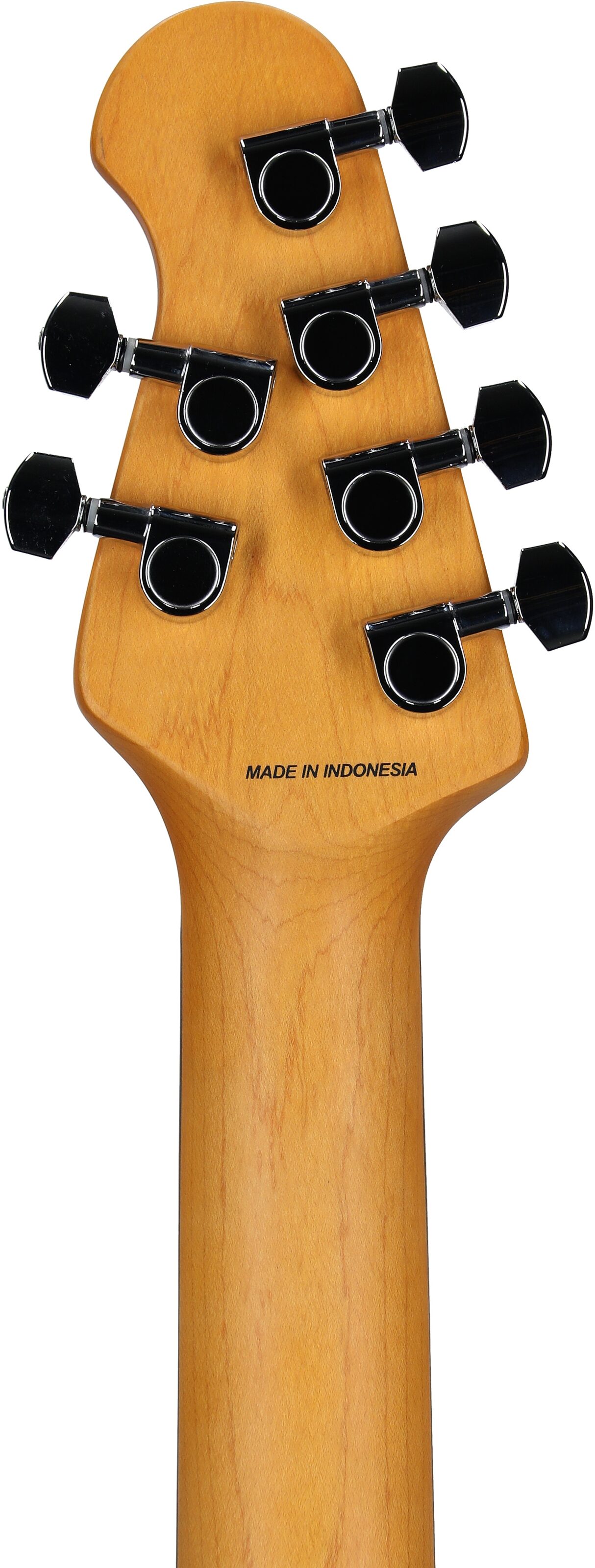 Sterling by Music Man CT30CHSS Cutlass HSS Electric Guitar, Sherwood Green, Headstock Straight Back