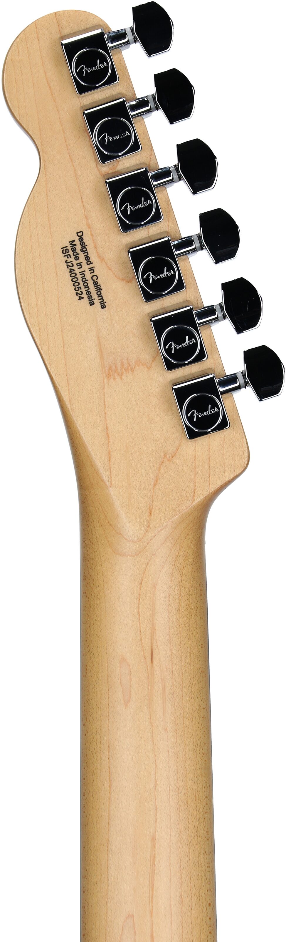 Fender Standard Telecaster Electric Guitar, Laurel Fingerboard, Olympic White, Open Box (Very Good), Headstock Straight Back