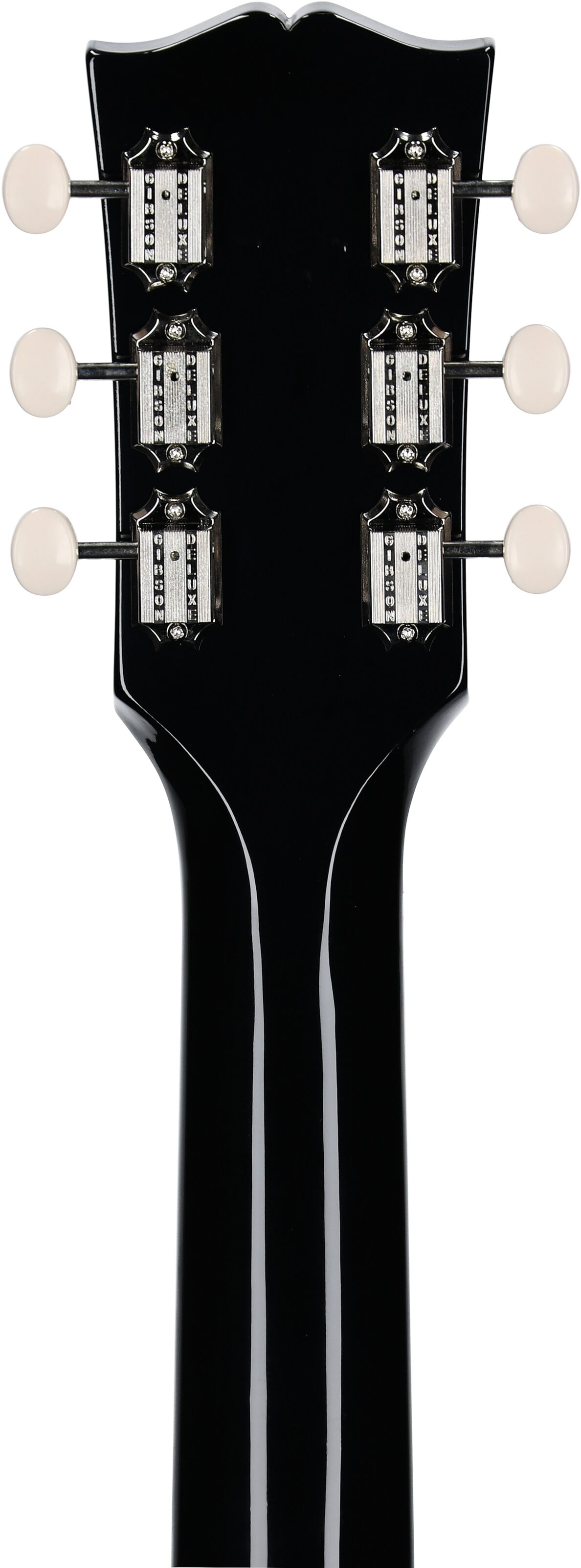 Gibson Les Paul Special Electric Guitar (with Case), Ebony, Headstock Straight Back