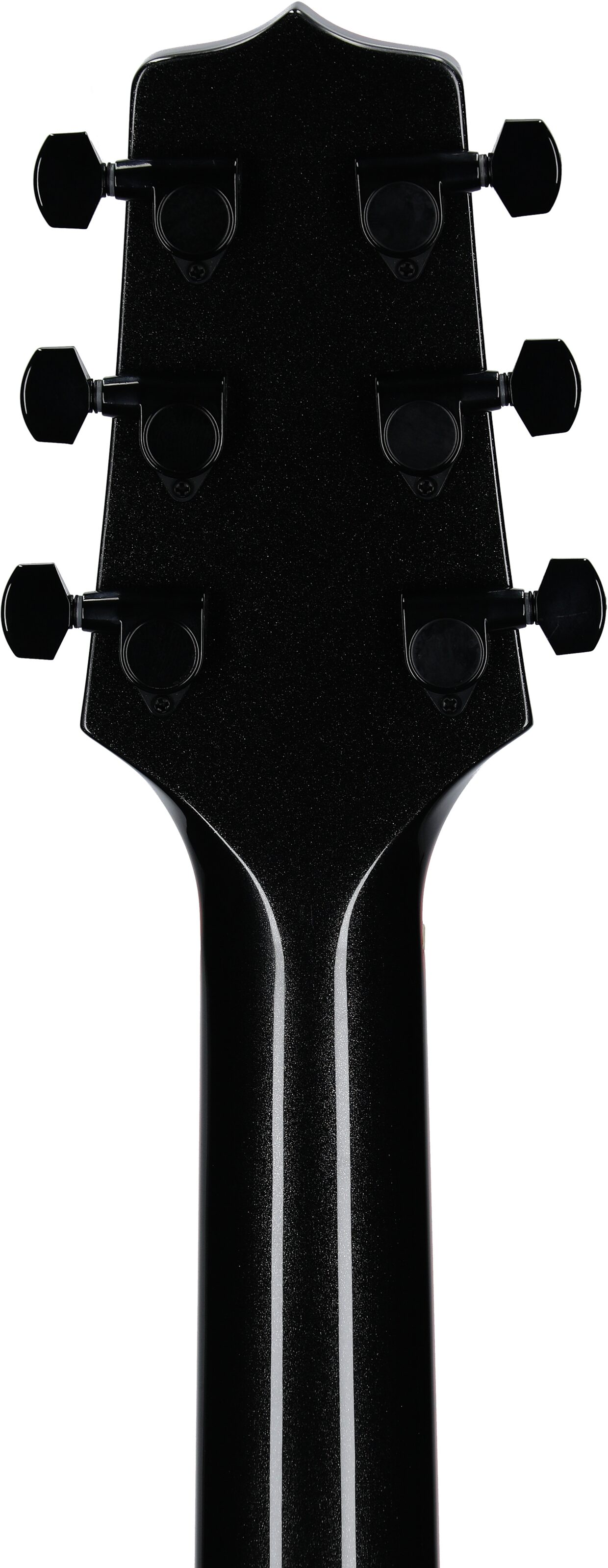 Takamine GF49CE FXC Acoustic-Electric Guitar, Cosmic Black, Headstock Straight Back