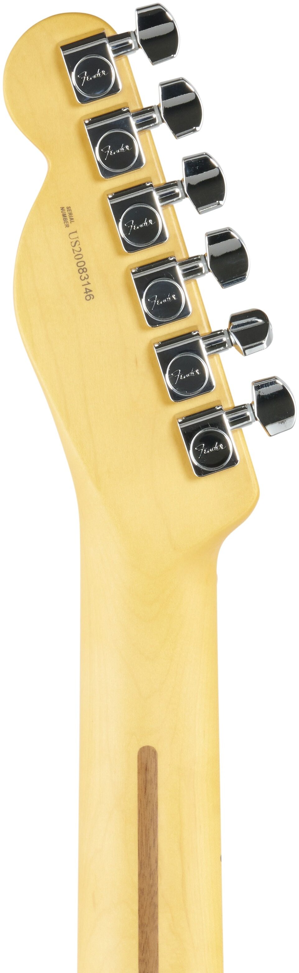 Fender American Professional II Telecaster Electric Guitar, Maple Fingerboard (with Case), Sienna Sunburst, Headstock Straight Back