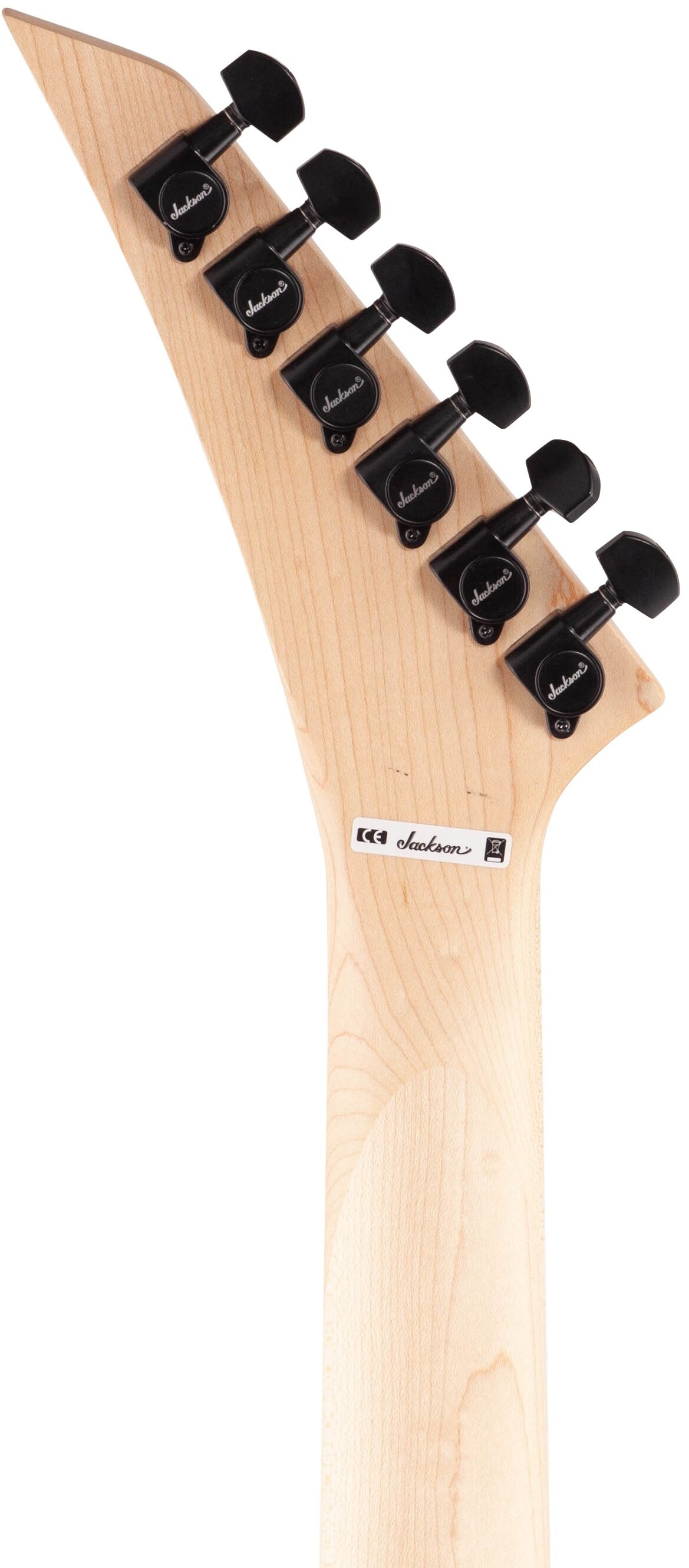 Jackson JS Series Dinky Arch Top JS22 DKA Archtop Electric Guitar, Amaranth Fingerboard, Satin Black, Headstock Straight Back
