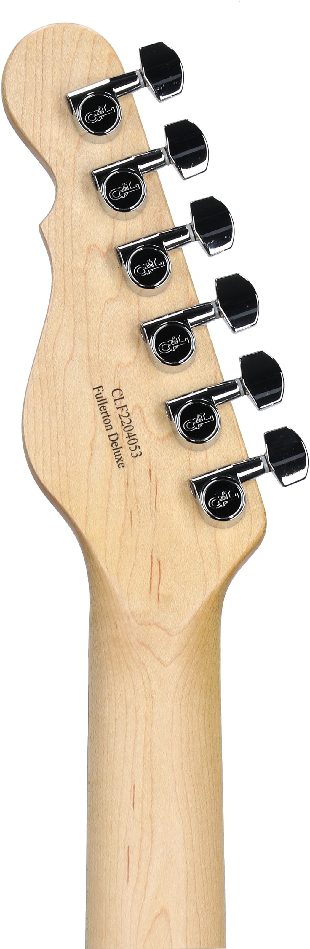 G&L Fullerton Deluxe ASAT Classic Bluesboy Electric Guitar (with Gig Bag), Matcha Tea, Headstock Straight Back