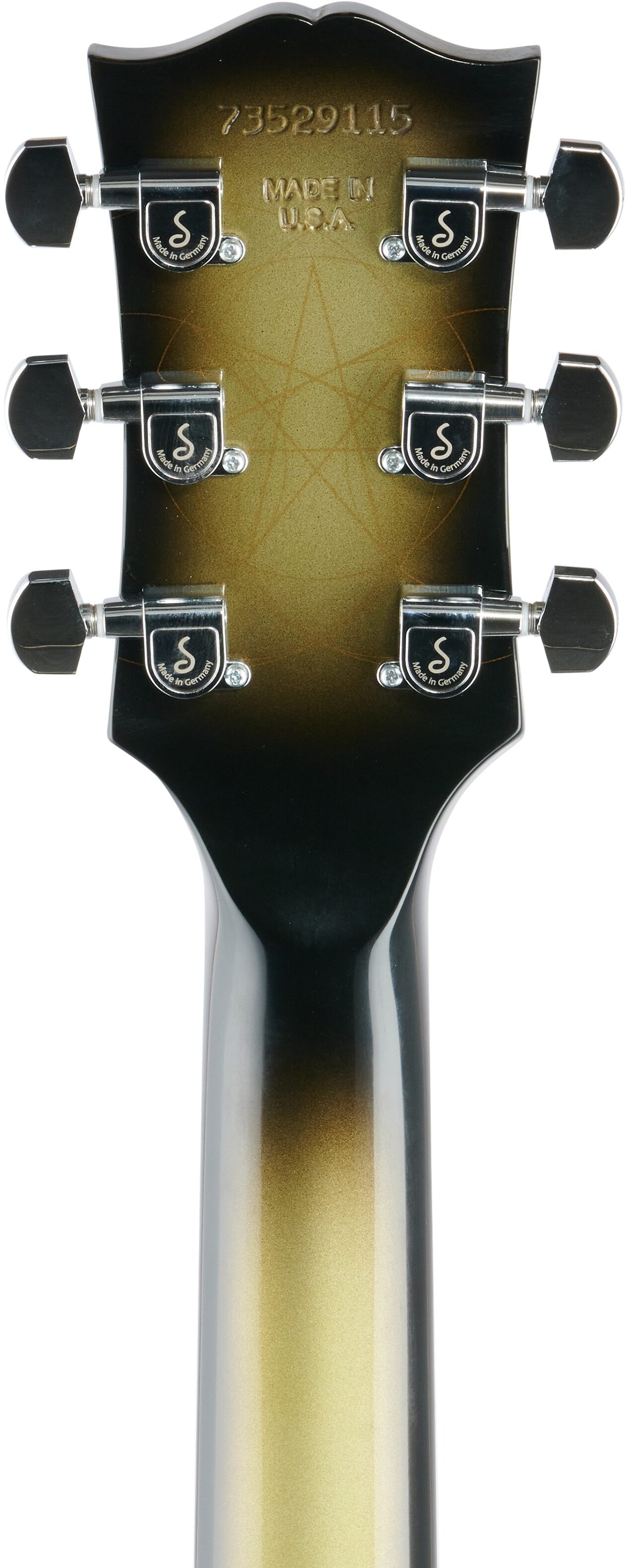 Gibson Custom Shop Adam Jones '79 Les Paul Custom VOS Electric Guitar, Headstock Straight Back