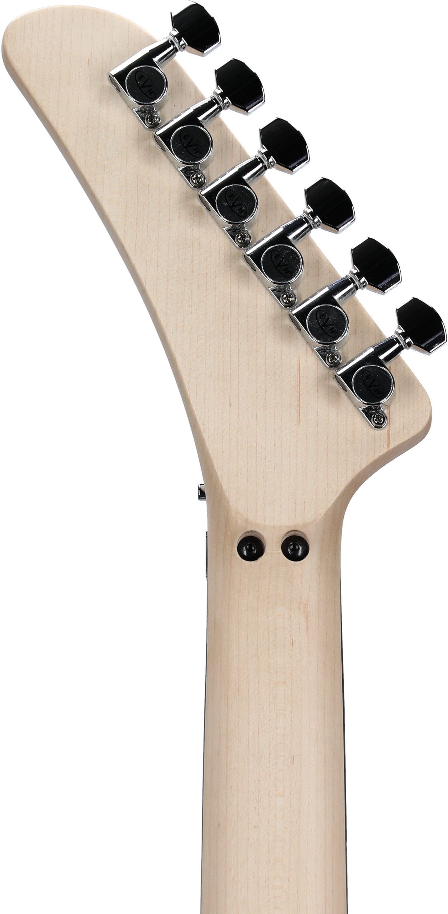 EVH Eddie Van Halen Limited Edition 5150 Deluxe Ash Electric Guitar, Natural, Headstock Straight Back