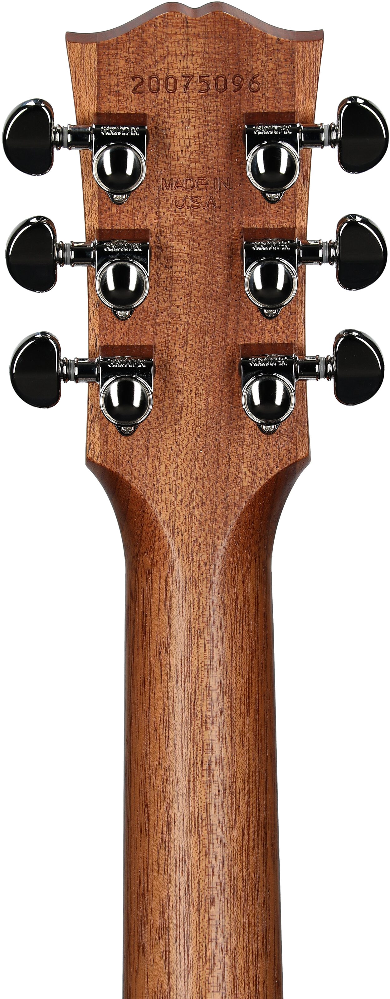 Gibson J-45 Studio Rosewood Acoustic-Electric Guitar, Gloss Finish (with Case), Rosewood Burst, Headstock Straight Back