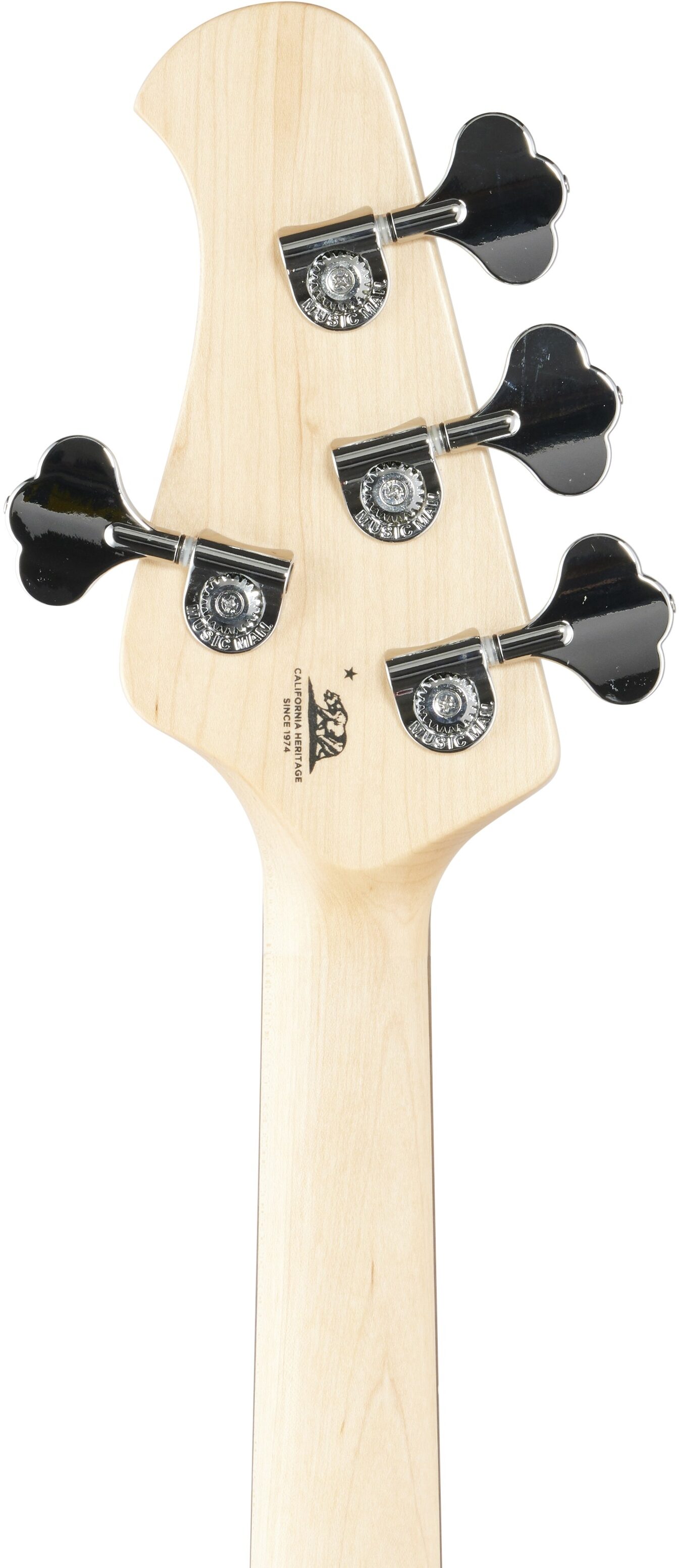 Ernie Ball Music Man Short Scale StingRay Electric Bass (with Case), Headstock Straight Back