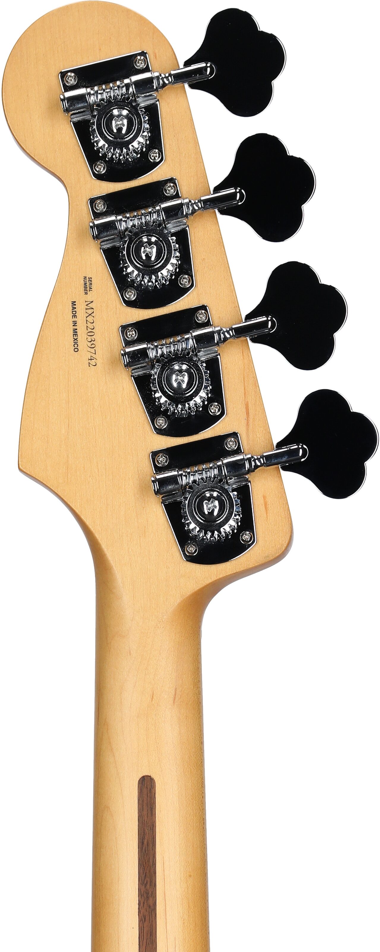 Fender Player Plus Meteora Active Bass, Maple Fretboard (with Gig Bag), Silverburst, USED, Scratch and Dent, Headstock Straight Back