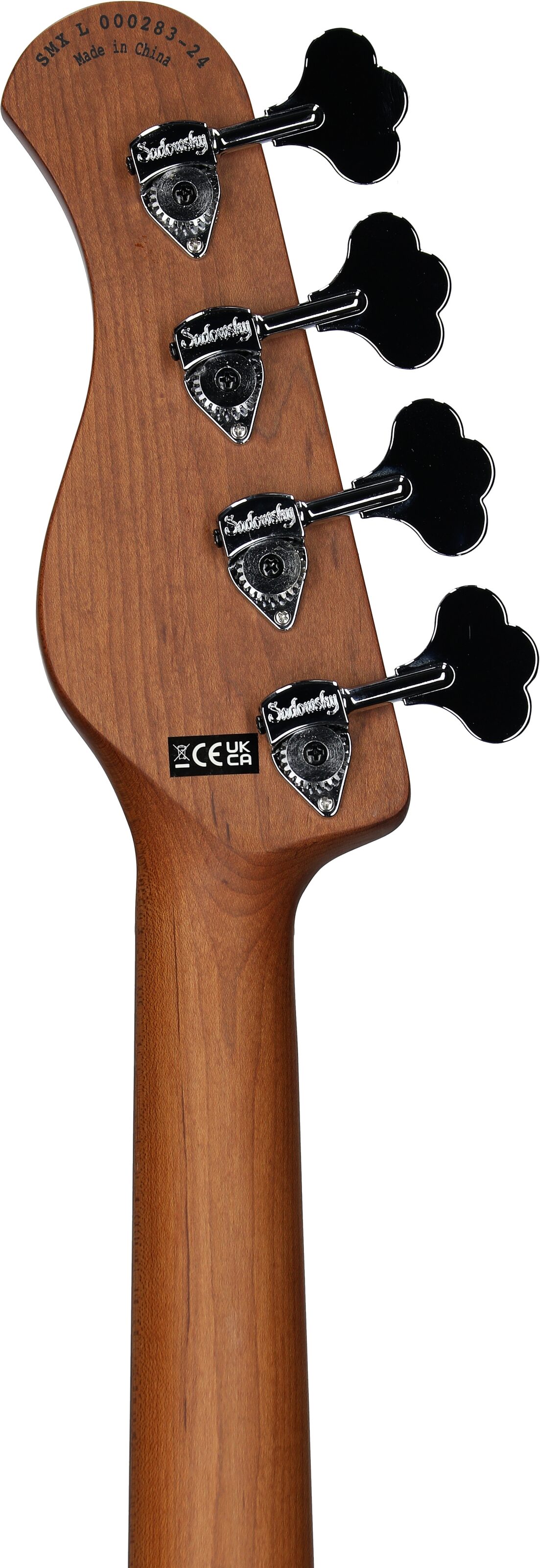 Sadowsky MetroExpress MV4 Electric Bass, Morado Fingerboard (with Gig Bag), Olympic White, Headstock Straight Back