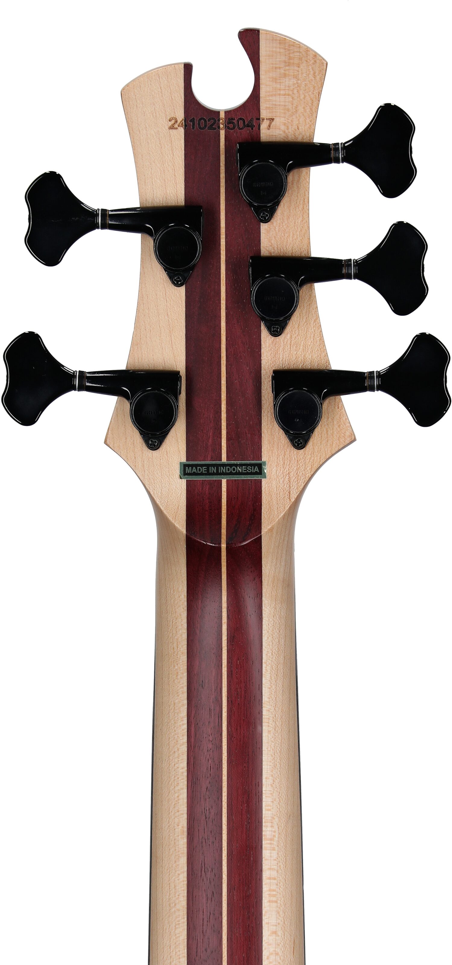 Tobias Killer B V Electric Bass, 5-String (with Gig Bag), Black Pearl, Headstock Straight Back