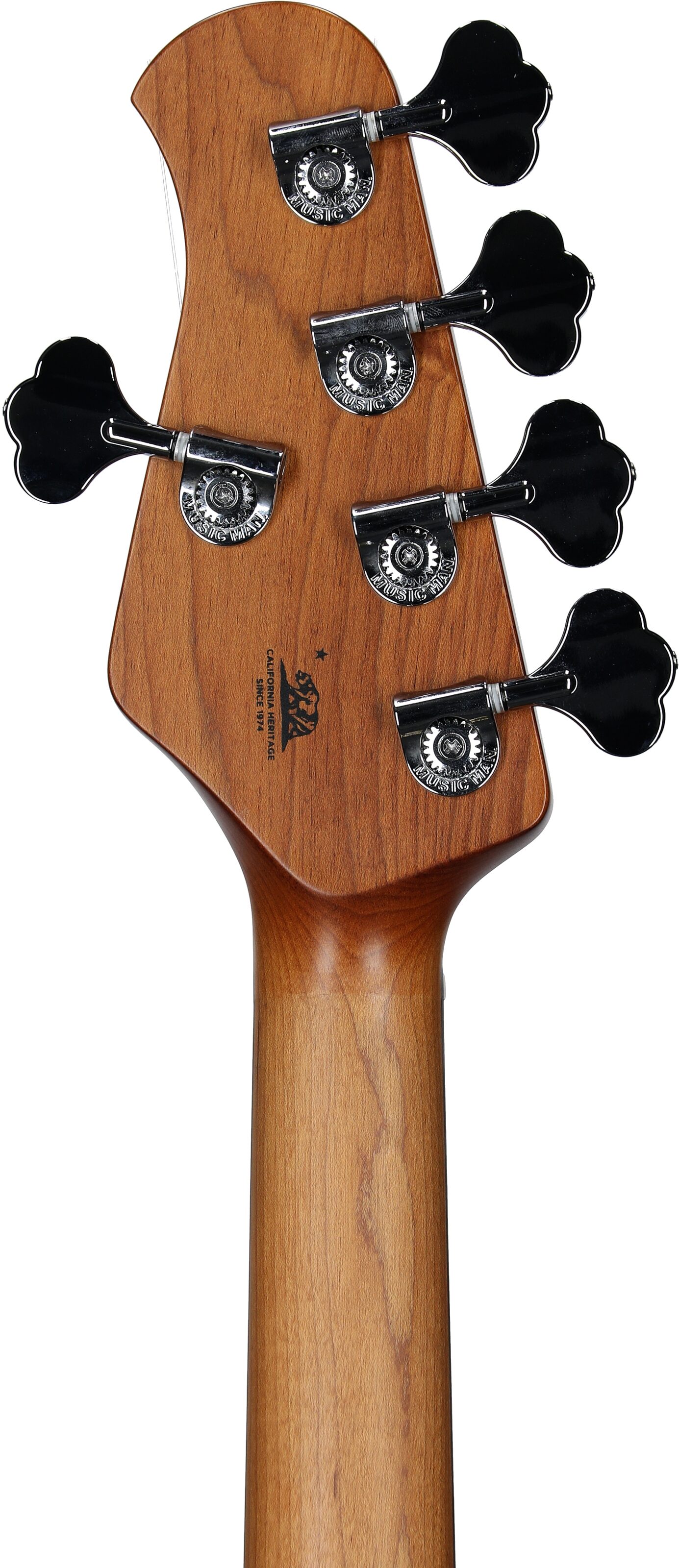 Ernie Ball Music Man StingRay 5 Special Electric Bass, 5-String (with Case), Genius Gold, Headstock Straight Back