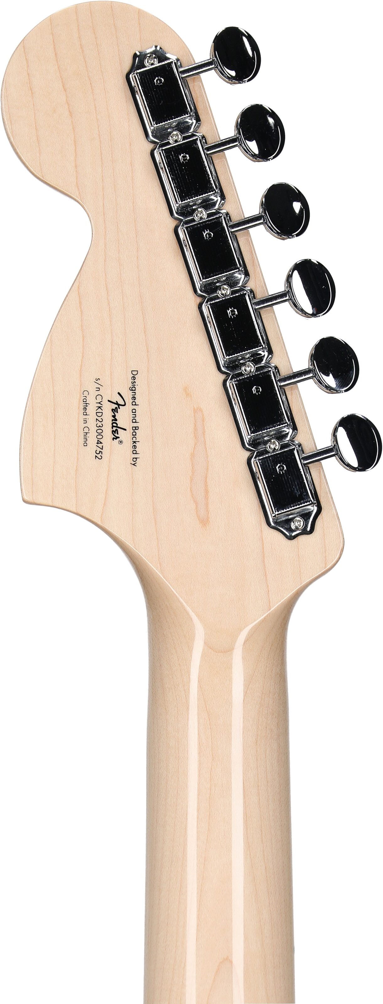 Squier Paranormal Esquire Deluxe Electric Guitar, Maple Fingerboard, Mocha, Headstock Straight Back