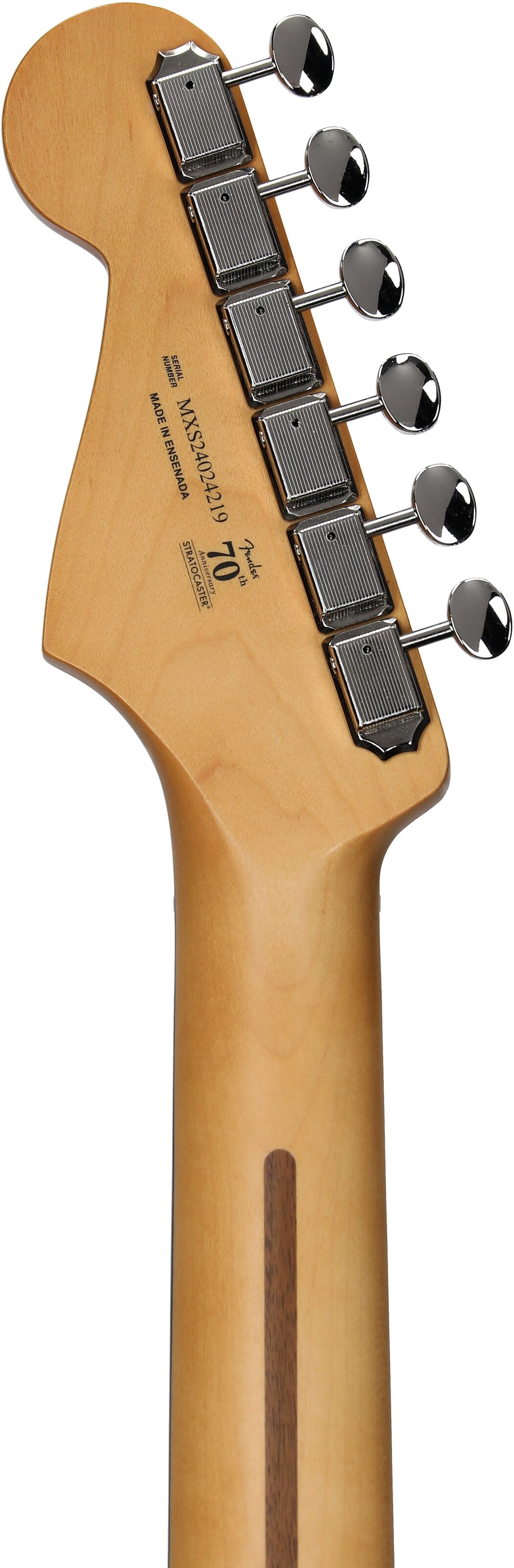 Fender Player II Stratocaster HSS Electric Guitar, with Rosewood Fingerboard, Polar White, Headstock Straight Back