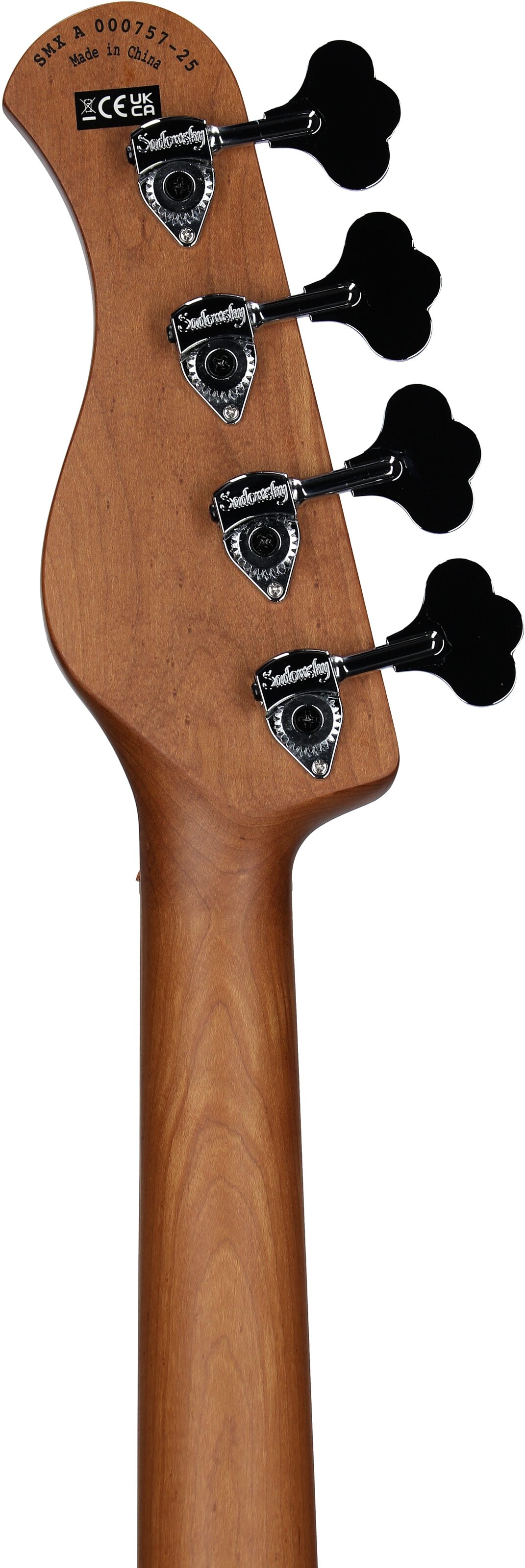 Sadowsky MetroExpress MS4 Modern Electric Bass, with Maple Fingerboard, Sunburst, Headstock Straight Back