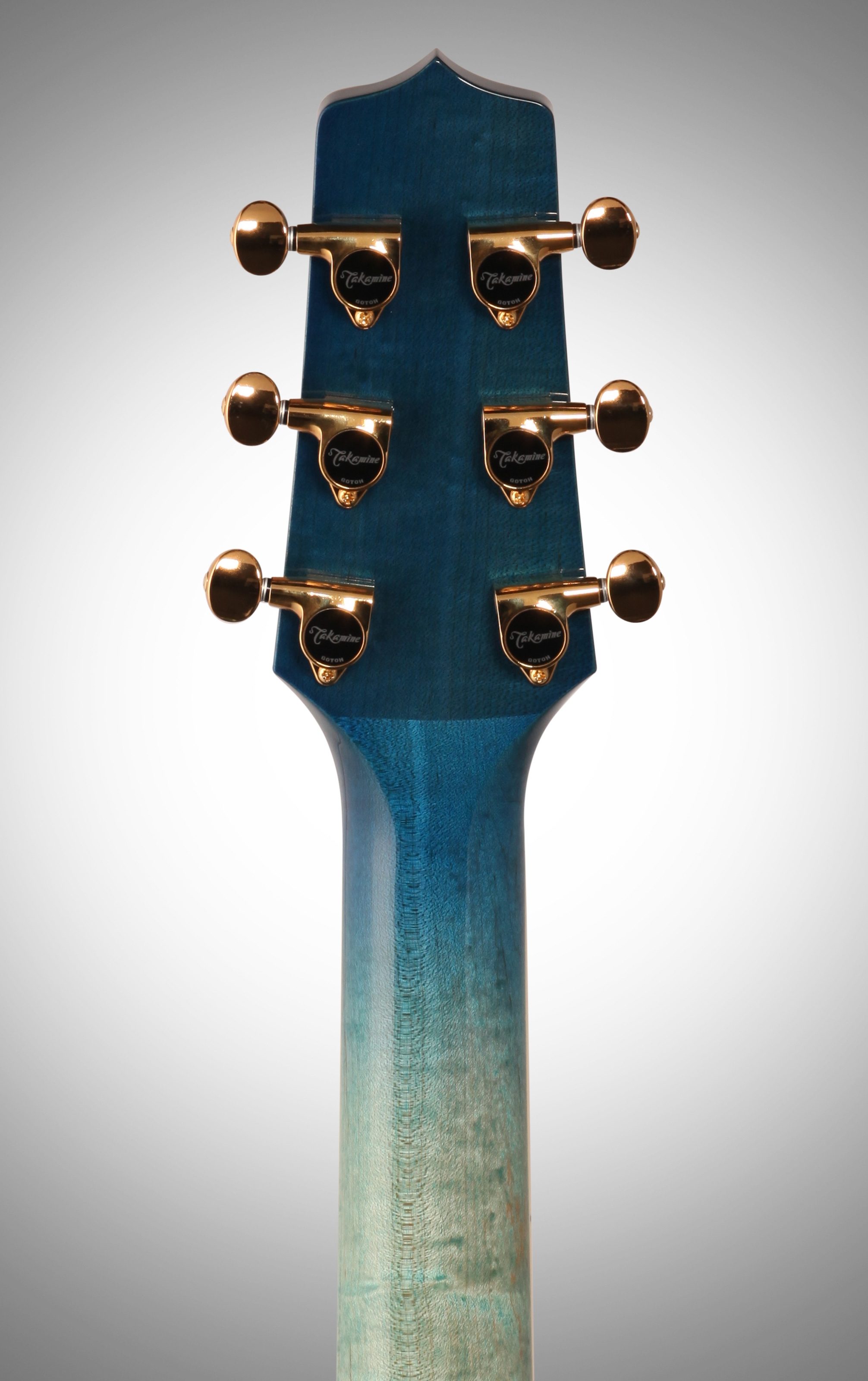 Takamine 2016 Limited Edition Decoy Acoustic-Electric Guitar (with Case), Headstock Straight Back