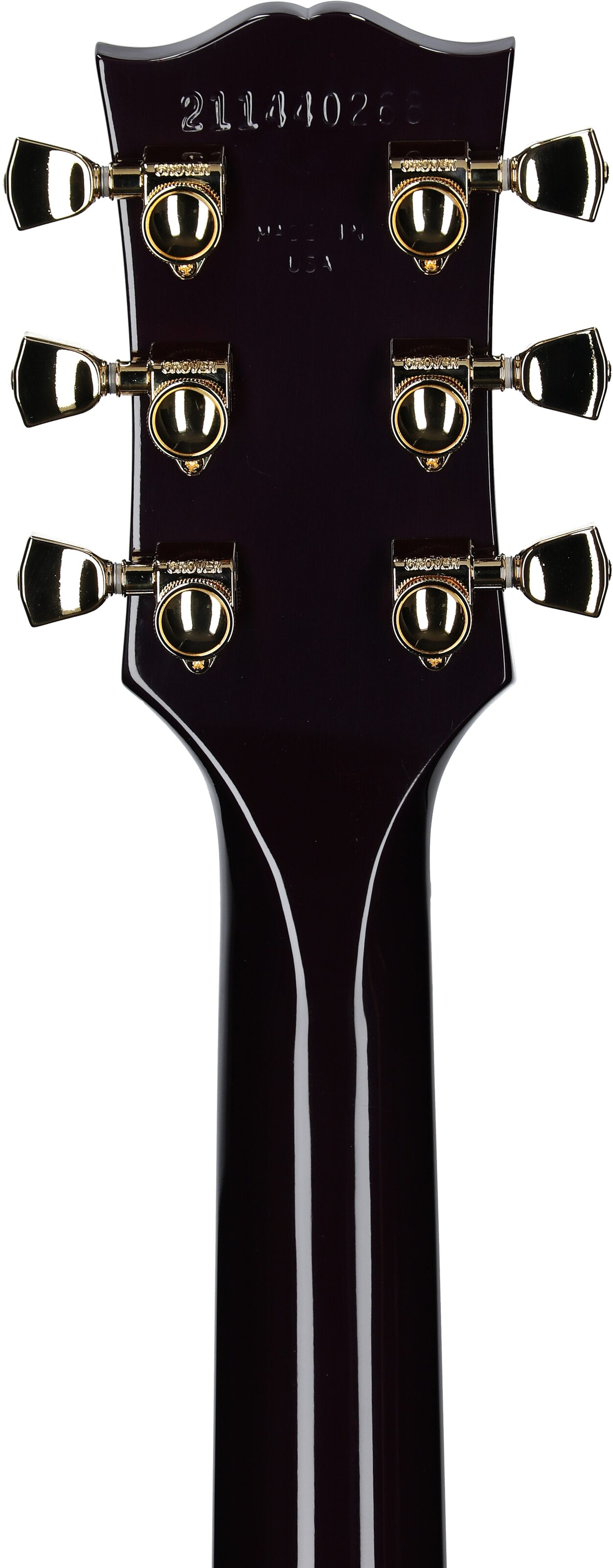 Gibson ES-335 Supreme Figured Top Electric Guitar (with Case), Blueberry Burst, Headstock Straight Back