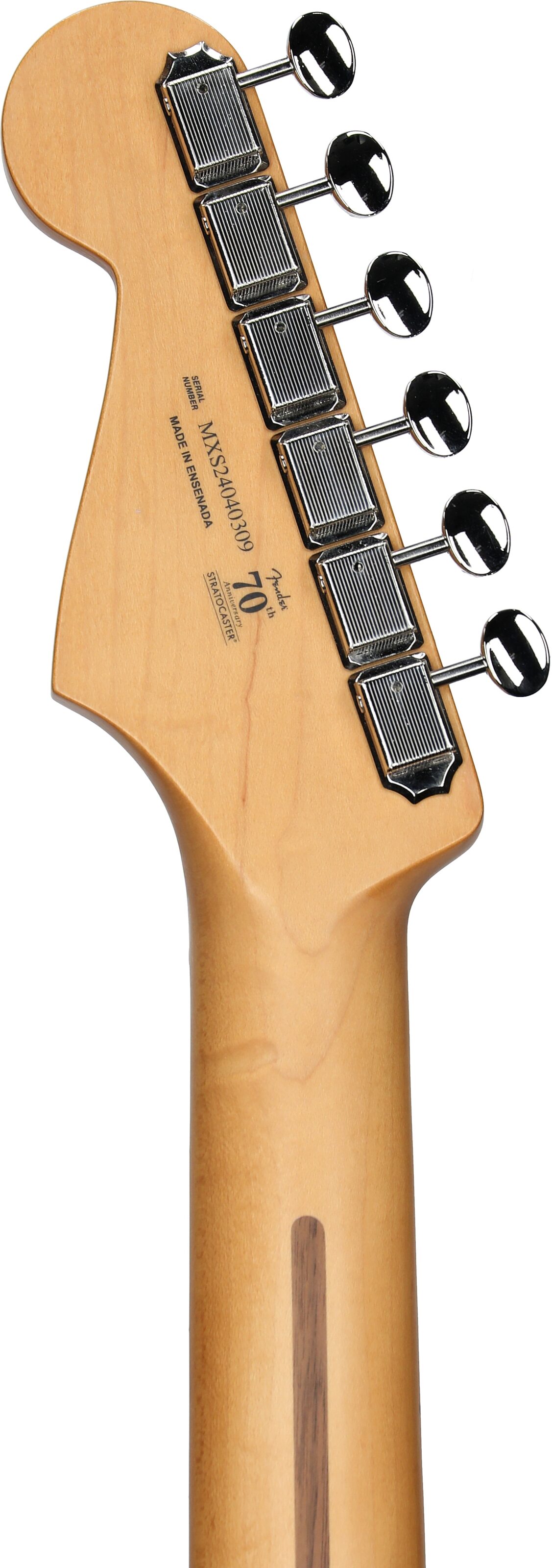 Fender Player II Stratocaster Electric Guitar, with Maple Fingerboard, Polar White, Headstock Straight Back