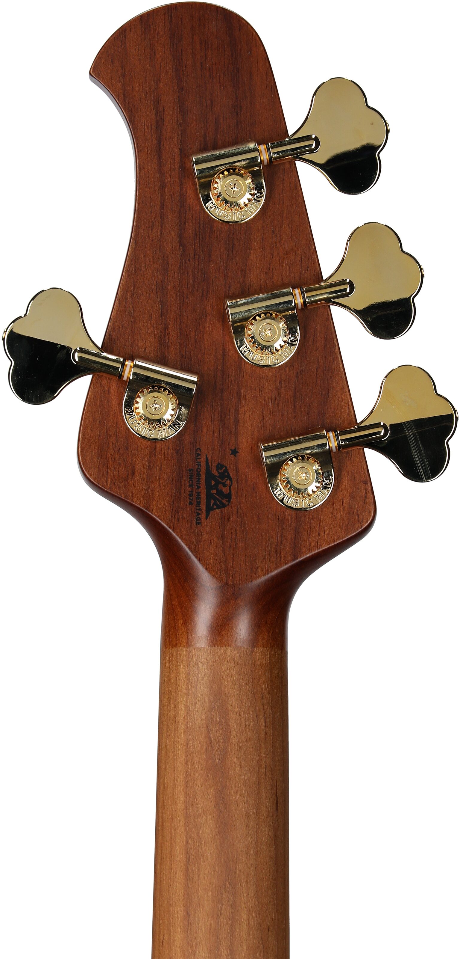 Ernie Ball Music Man StingRay Special Electric Bass (with Mono Case), Jackpot, Headstock Straight Back