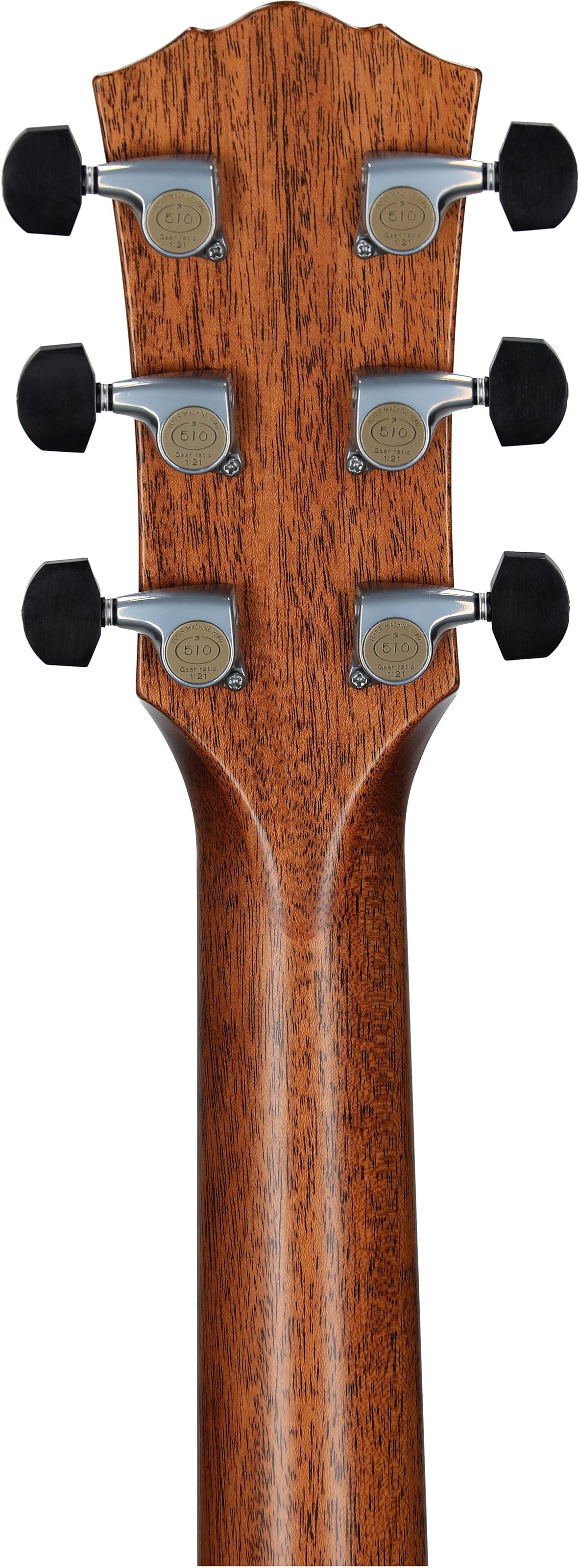 Taylor Gold Label 814e Koa Acoustic-Electric Guitar (with Case), Natural, Headstock Straight Back