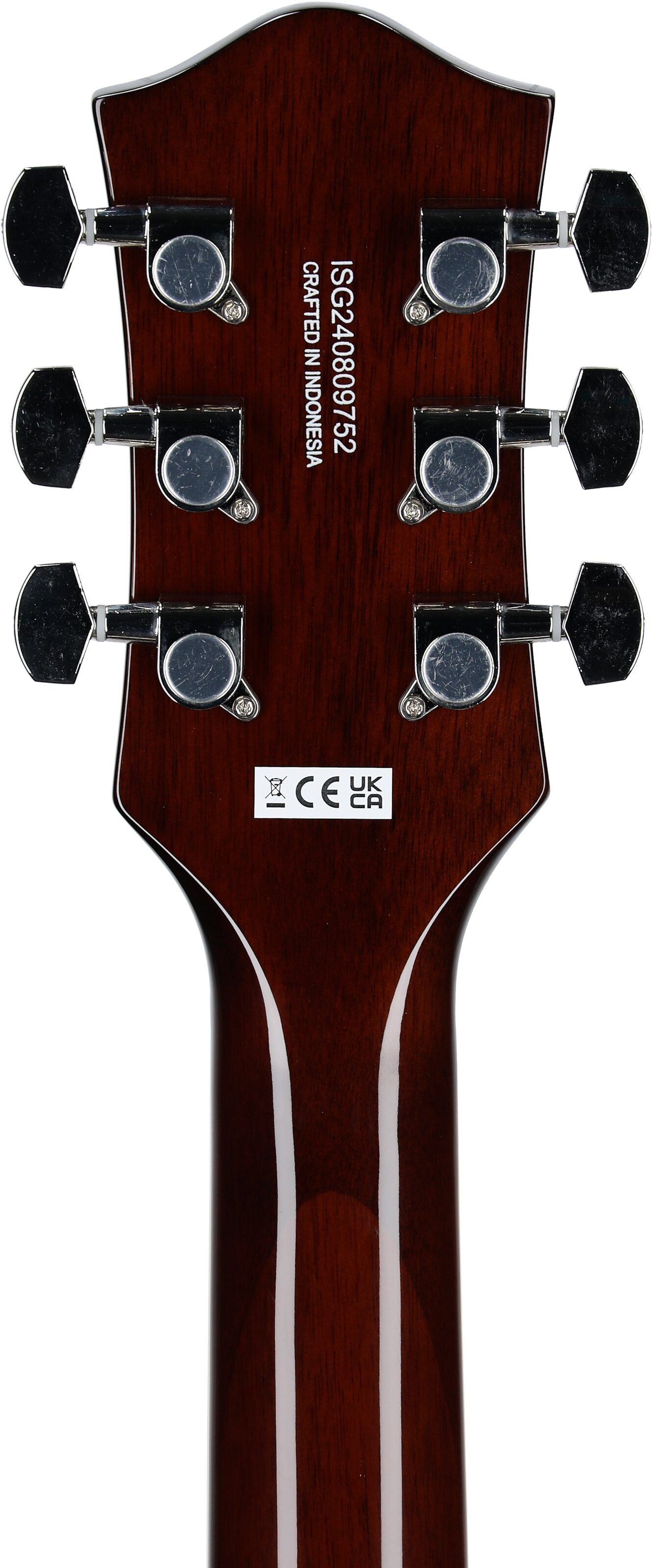 Gretsch Streamliner Jet Club Electric Guitar, Vintage White, Headstock Straight Back