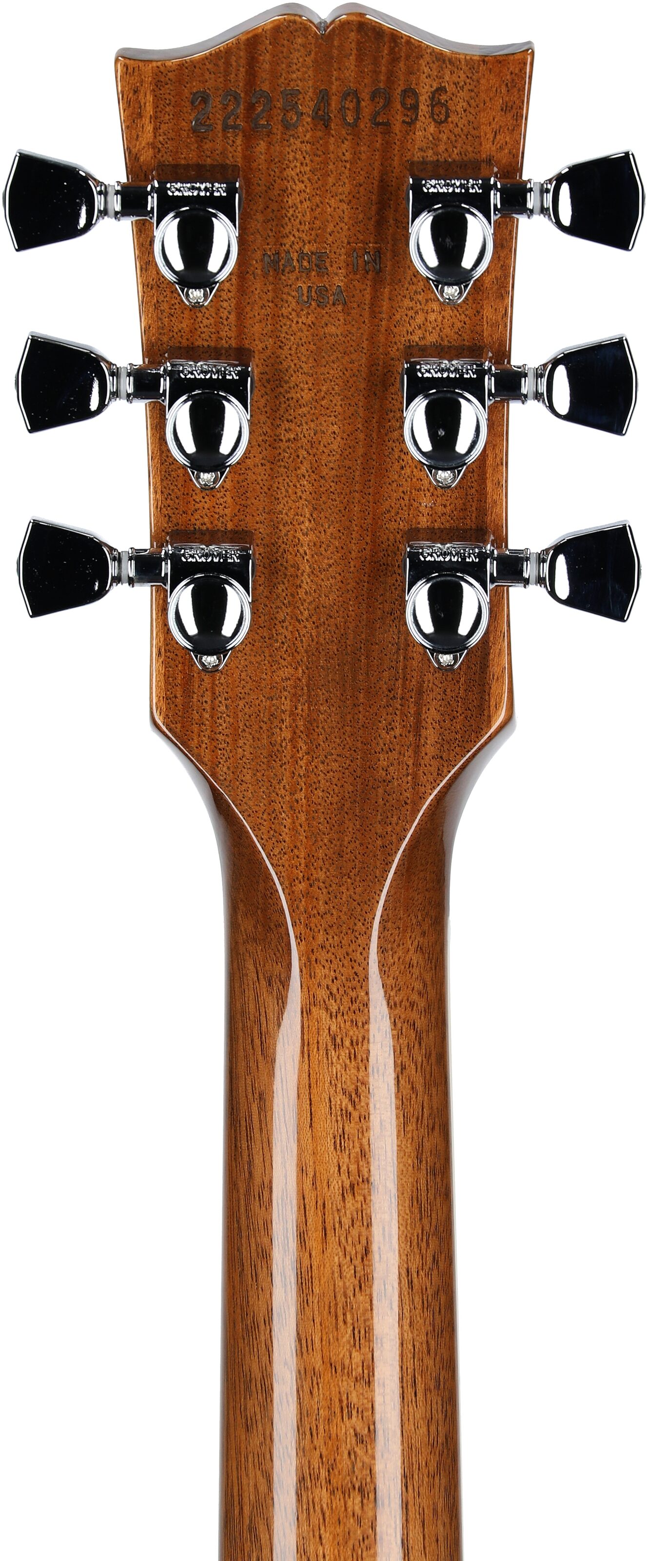 Gibson Les Paul Studio Session Electric Guitar (with Soft Case), Honey Burst, Headstock Straight Back
